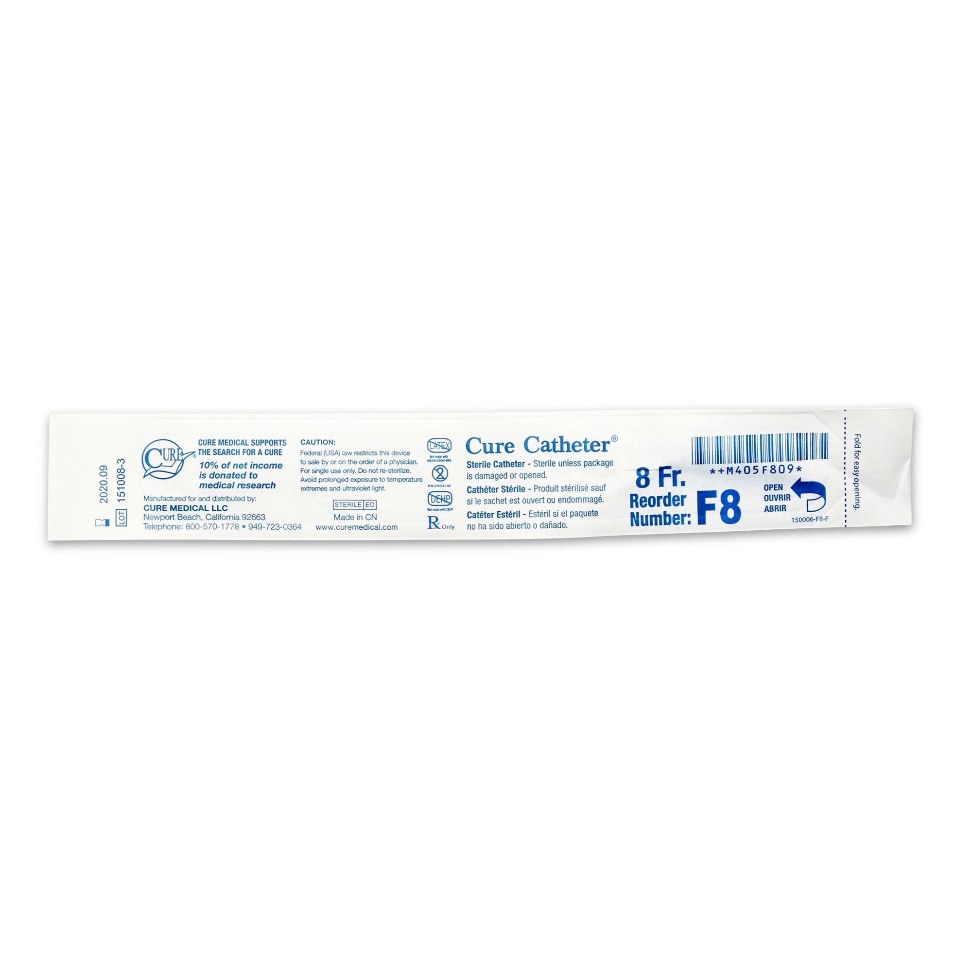 ConvaTec - F8 Cure Catheter™ Urethral Catheter