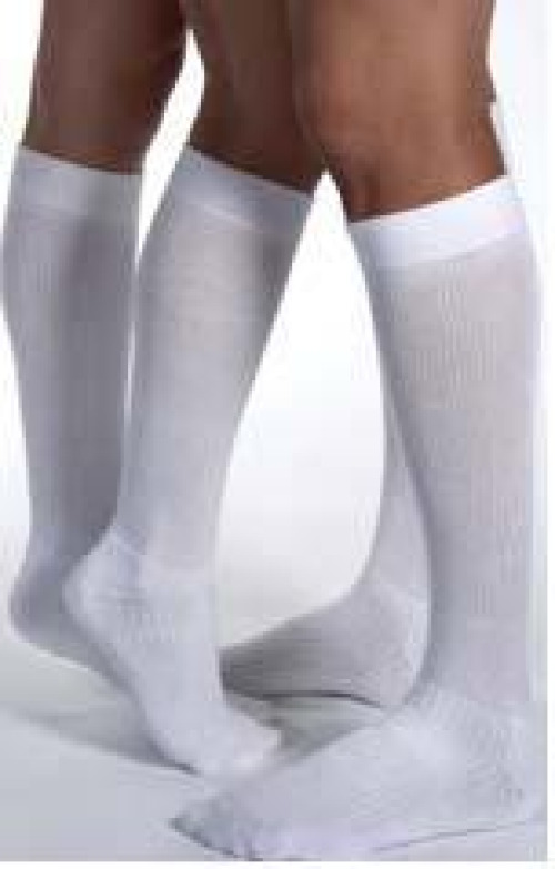 BSN Medical - 110484 Compression Stocking Jobst® ActiveWear Knee High Medium Cool Black Closed Toe