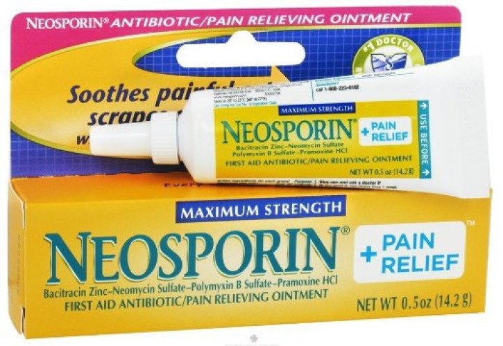J & J Sales - 00501370405 Neosporin® + Pain Relief First Aid Antibiotic with Pain Relief