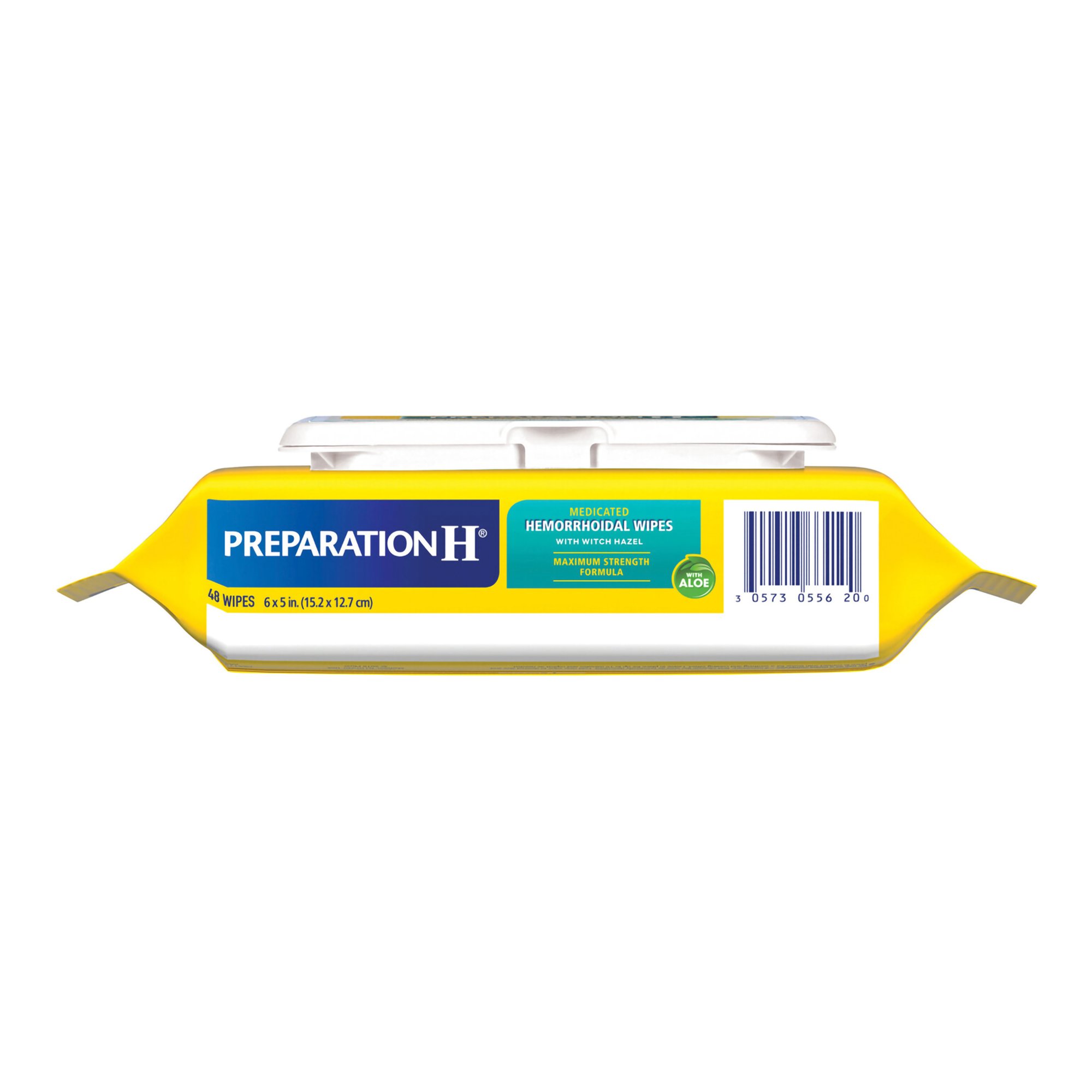 Glaxo Consumer Products - 00573055620 Preparation H® Medicated Hemorrhoidal Wipes w/ Witch Hazel & Aloe