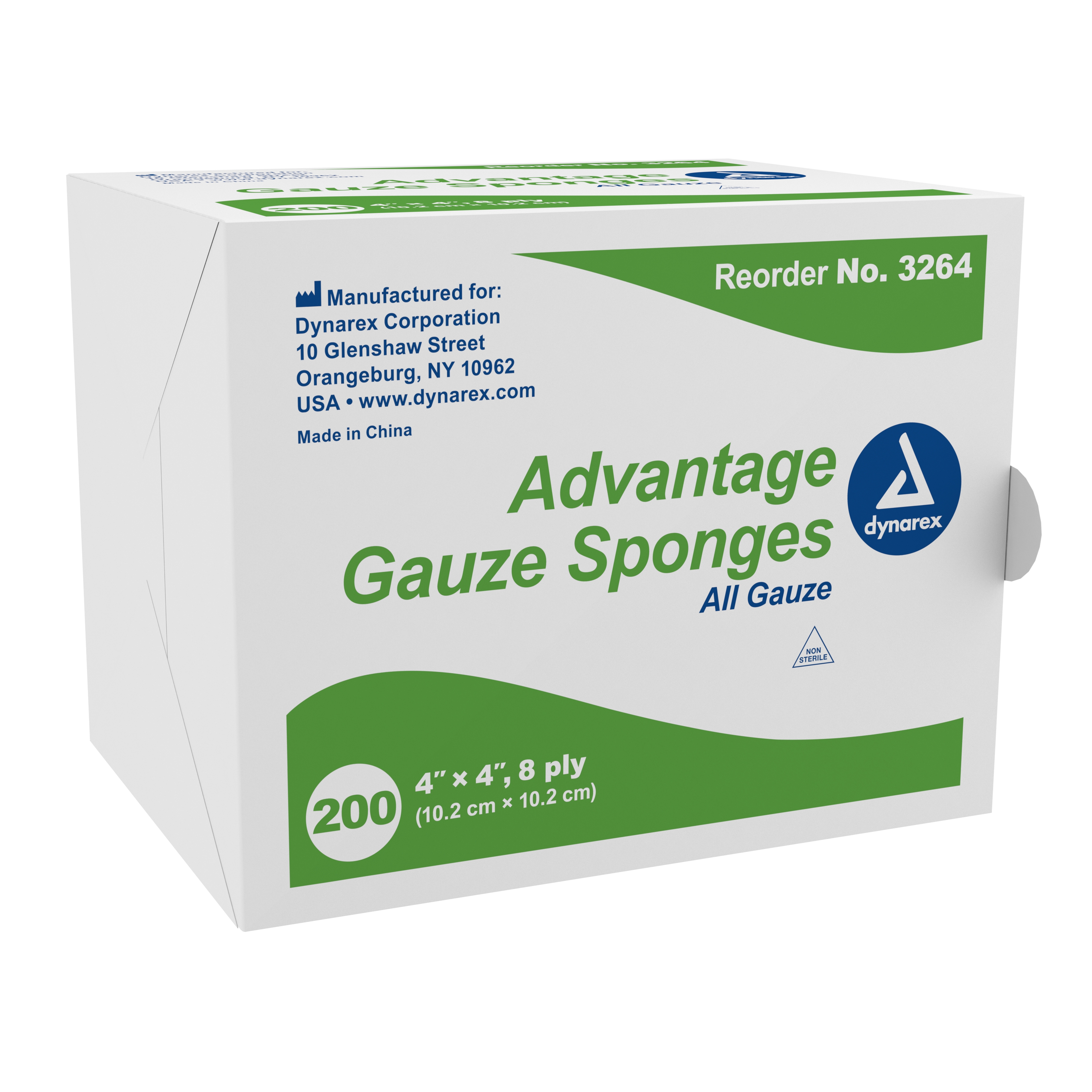 Dynarex - 3264 Advantage Gauze Sponge