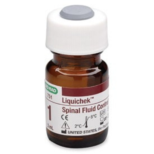 Bio-Rad Laboratories - 751 Assayed Control Liquichek™ Spinal Fluid Level 1 6 X 3 mL