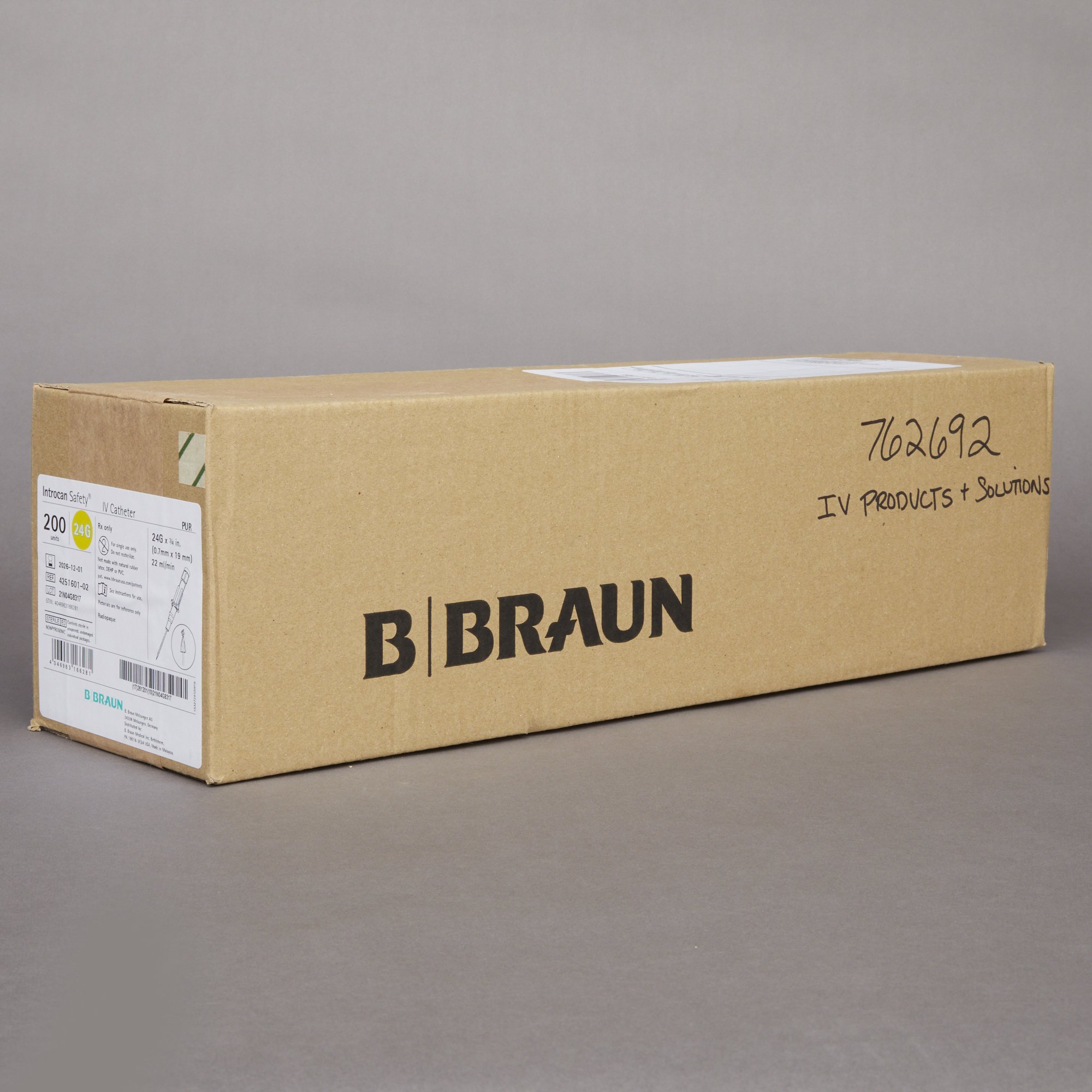 B. Braun - 4251601-02 Introcan Safety® Peripheral IV Catheter
