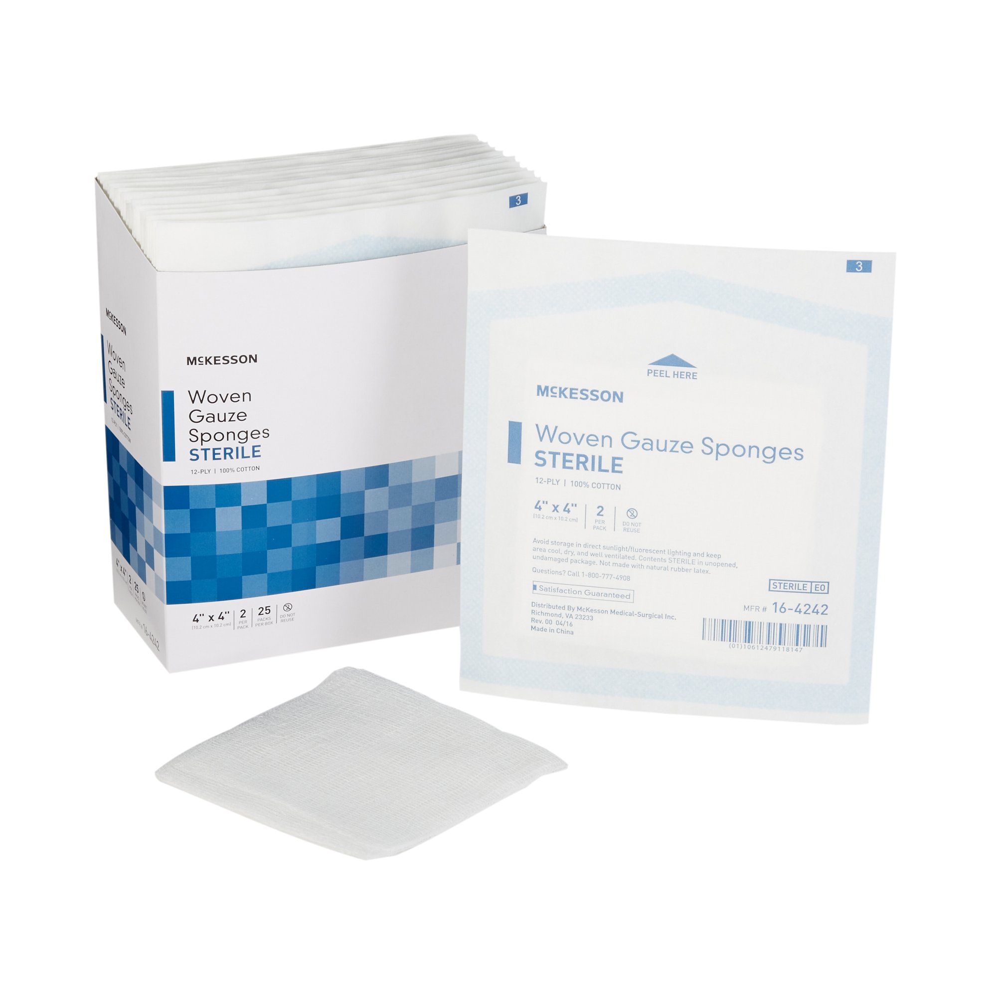McKesson Brand - 16-4242 McKesson Sterile Gauze Sponge