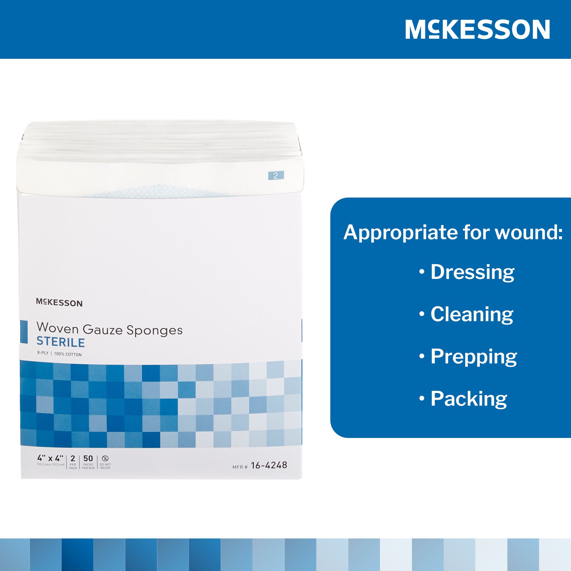 McKesson Brand - 16-4248 McKesson Sterile Gauze Sponge