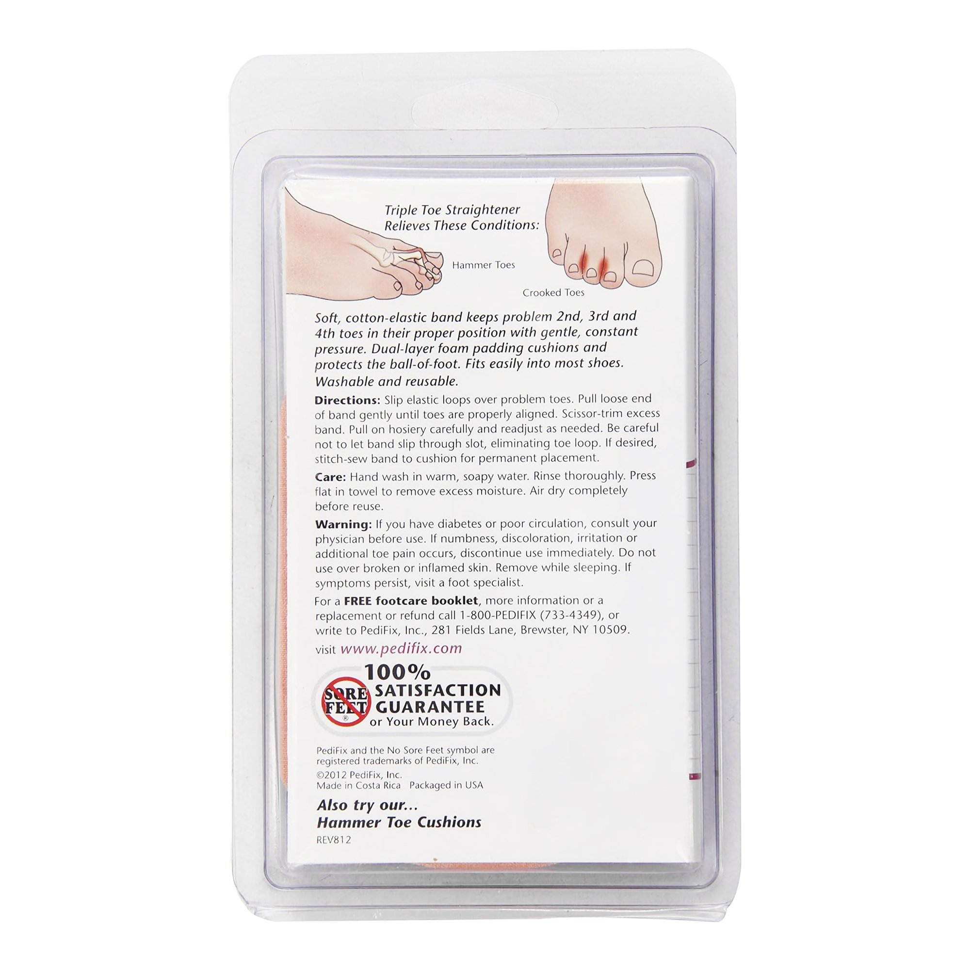 PediFix Triple Toe Straightener P58-R by Pedifix