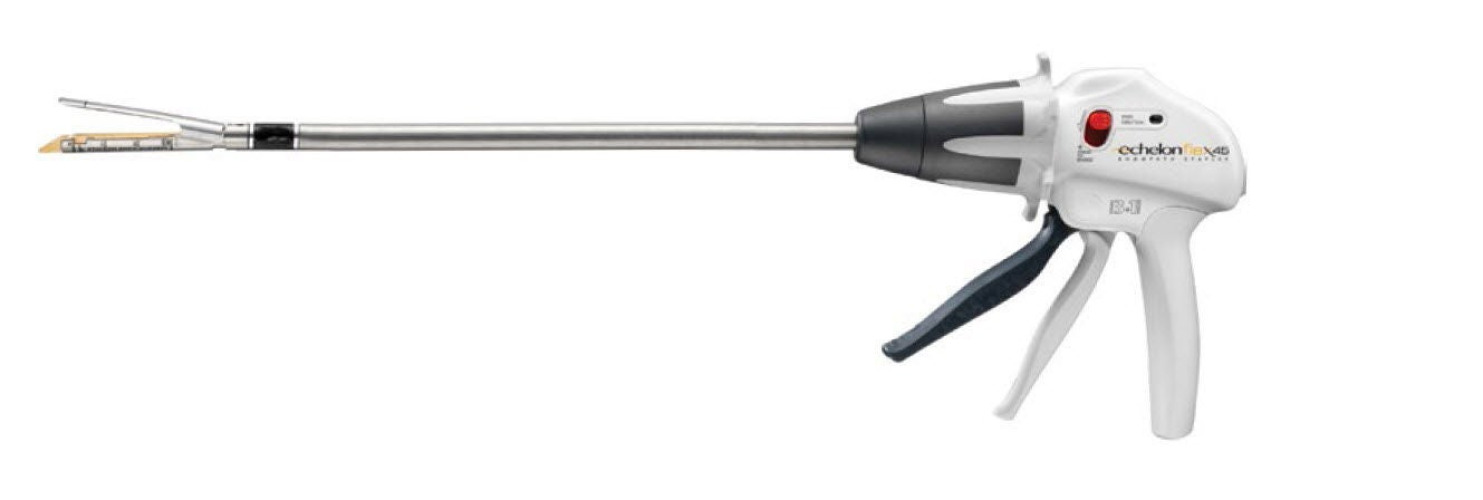 J & J Healthcare Systems - EC45A Wound Stapler Echelon Flex™ Pistol Grip Handle Titanium Staples ECR45M, ECR45W, ECR45D, ECR45G Staple Loading Unit 70 Staples