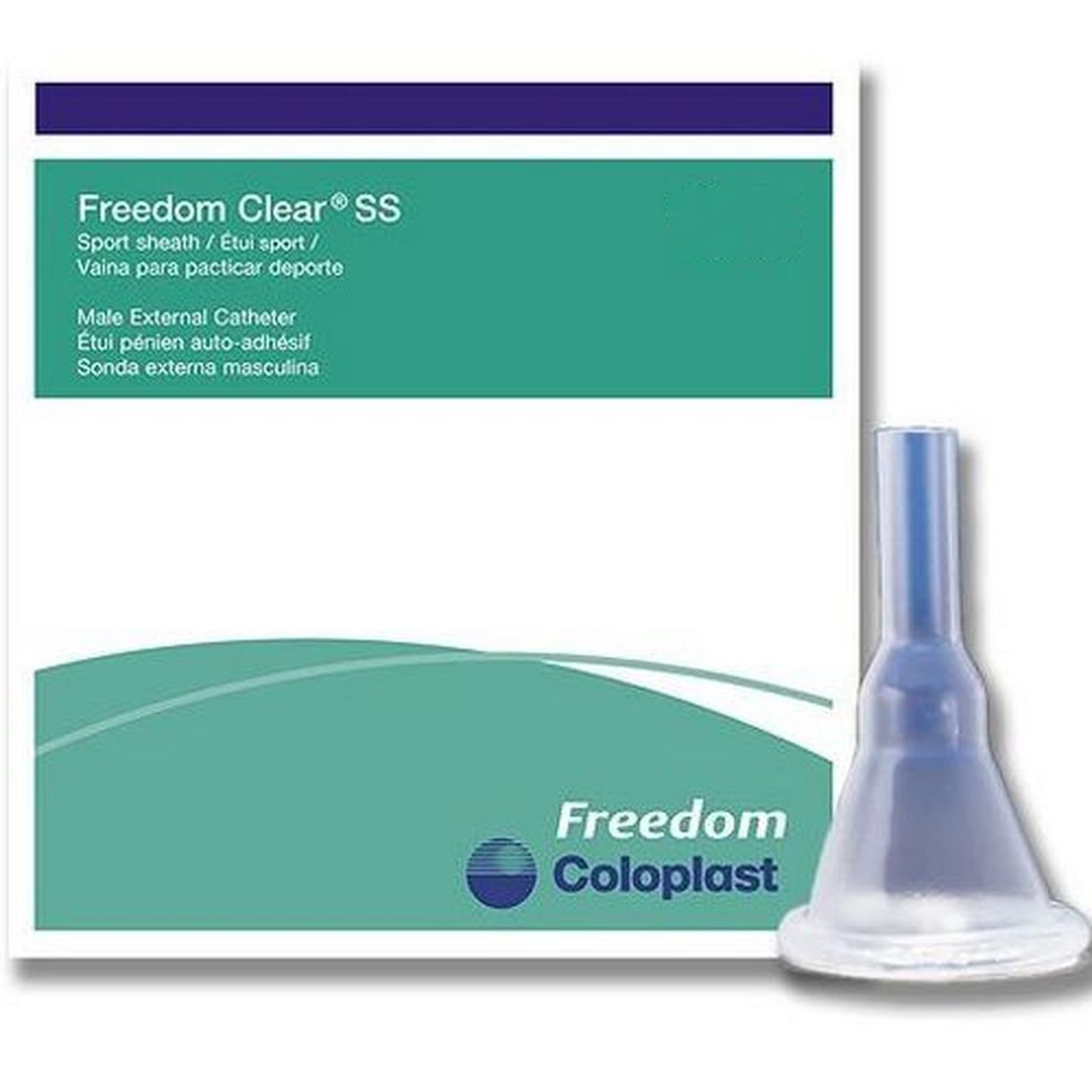 Coloplast 5310 - Coloplast Freedom Clear® SS Male External Catheter, Intermediate - 1/Each, 100/Box