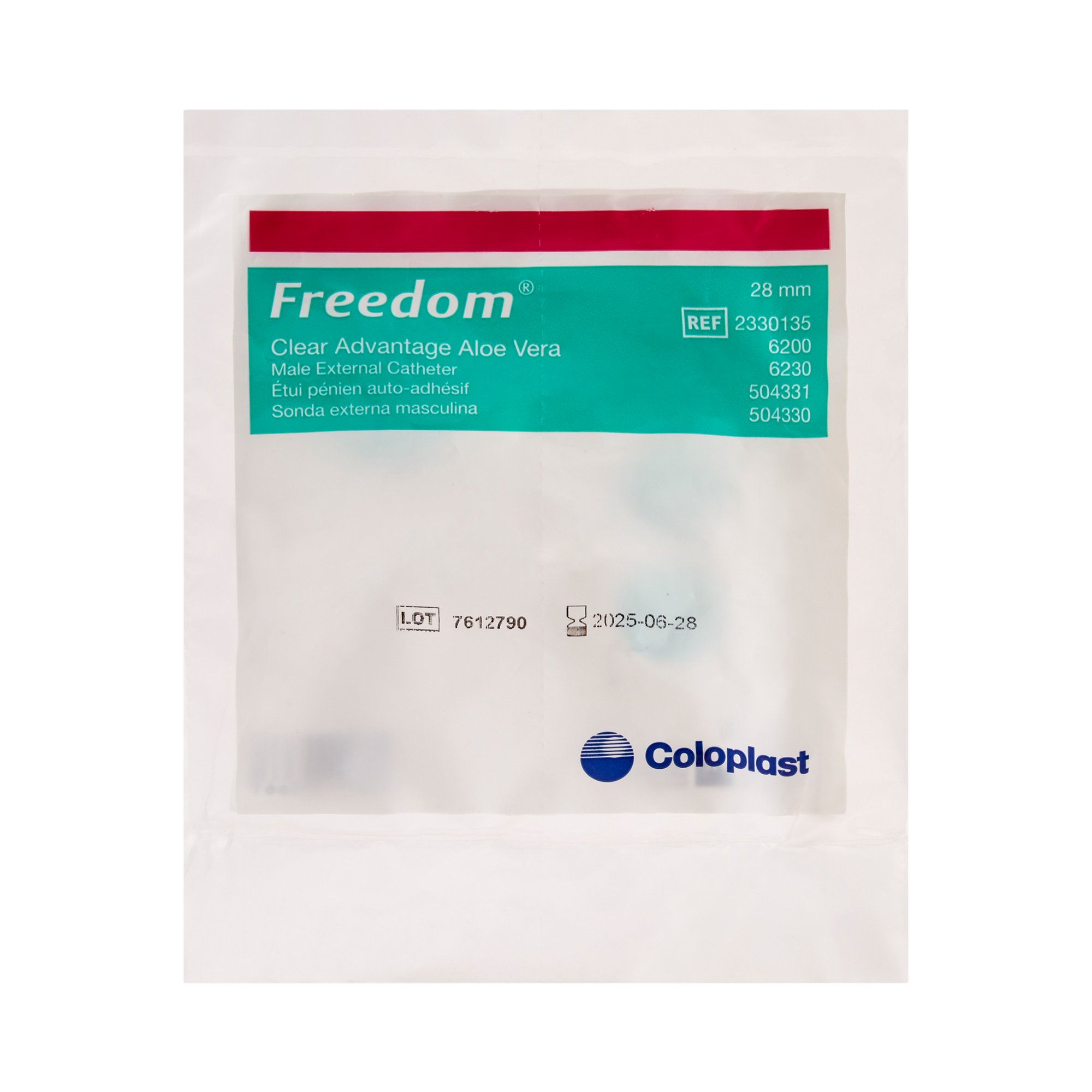 Coloplast 5310 - Coloplast Freedom Clear® SS Male External Catheter, Intermediate - 1/Each, 100/Box