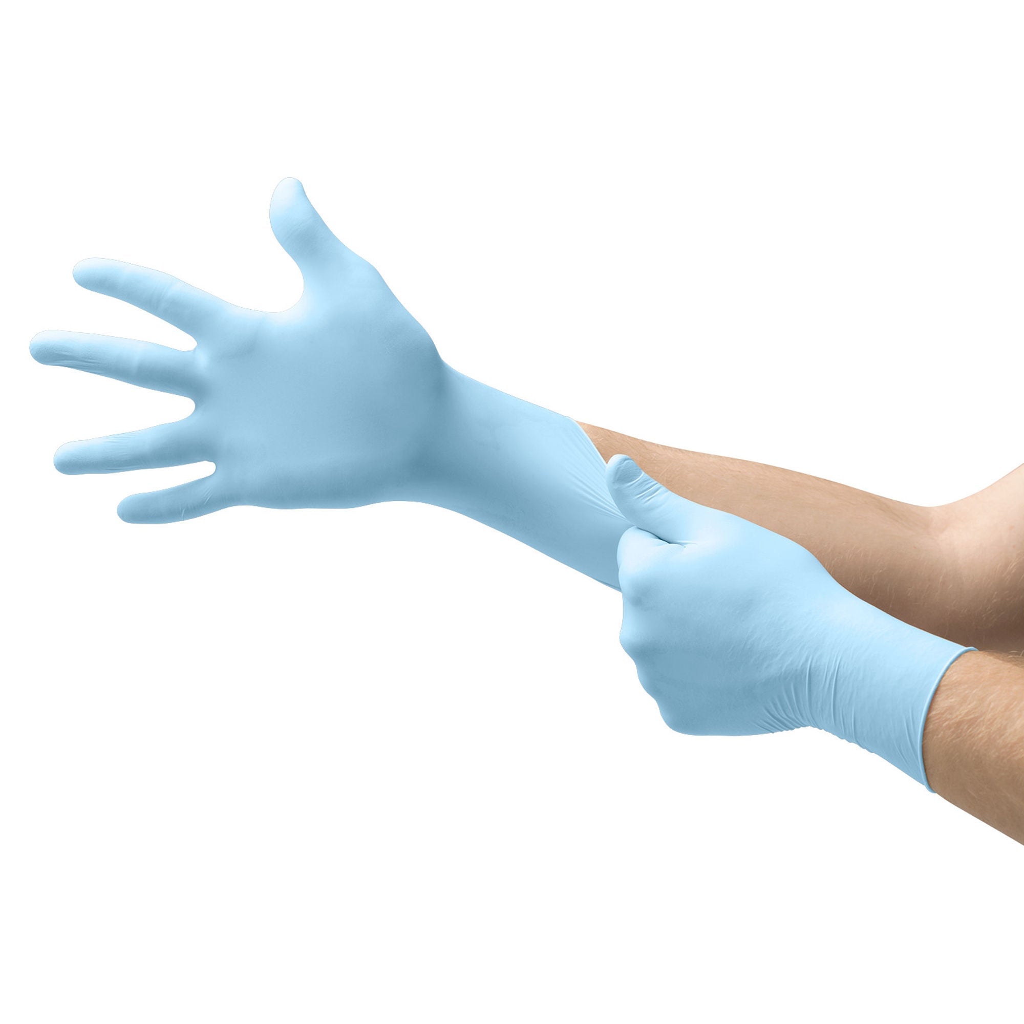 Microflex Medical - XC-310-XL Exam Glove XCEED™ X-Large 250 per Box NonSterile Nitrile Standard Cuff Length Textured Fingertips Blue Not Rated