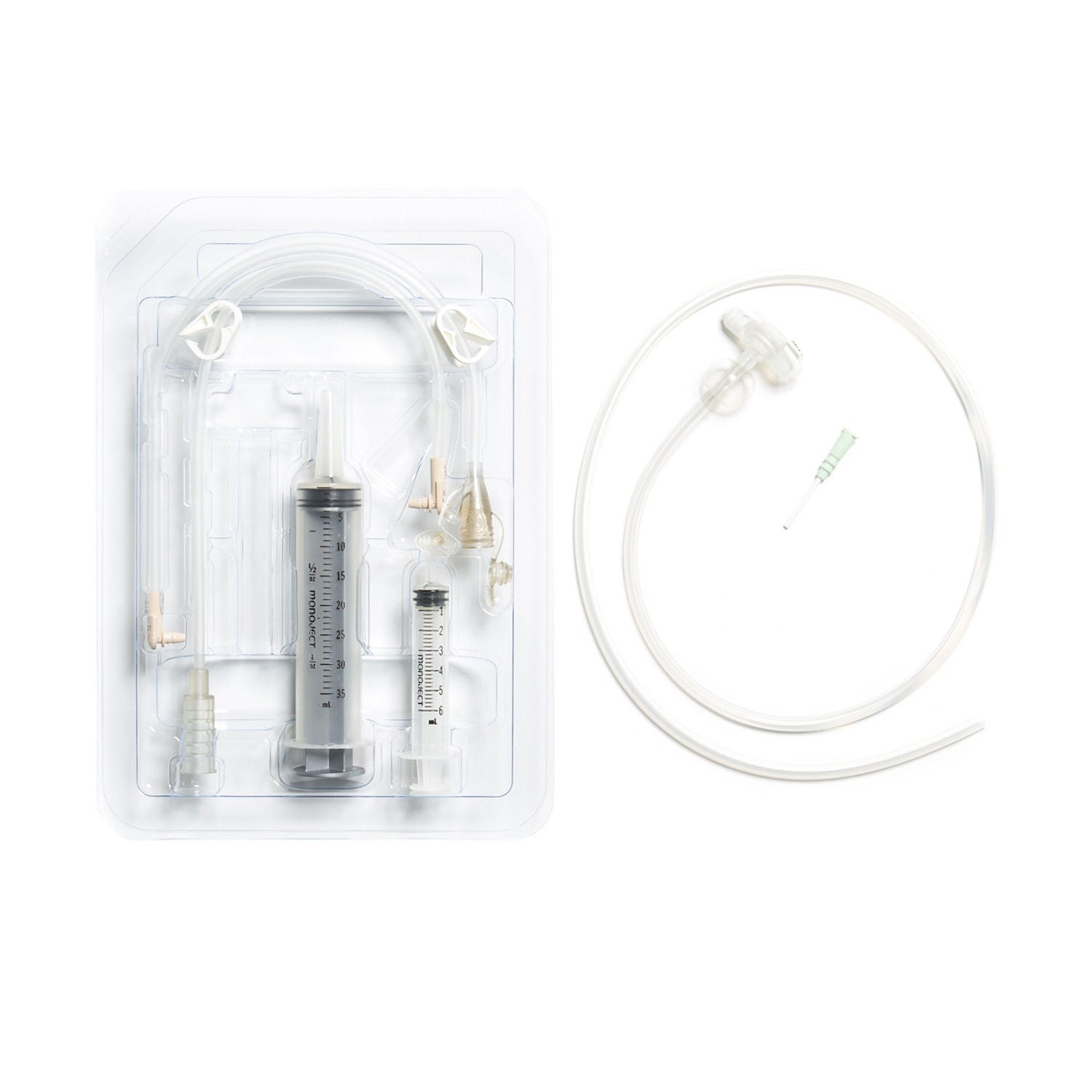 Avanos Medical Sales LLC - 0270-18-2.7-45 Low Profile Gastric-Jejunal Feeding Tube Kit MIC-Key® 18 Fr. 2.7 cm Tube Silicone Sterile