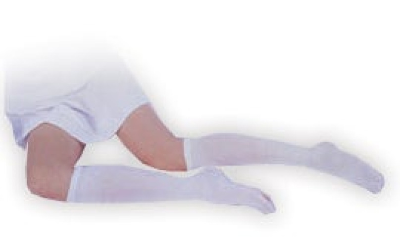 Carolon Company - 562 Anti-embolism Stocking CAP® Knee High 3X-Large White Inspection Toe
