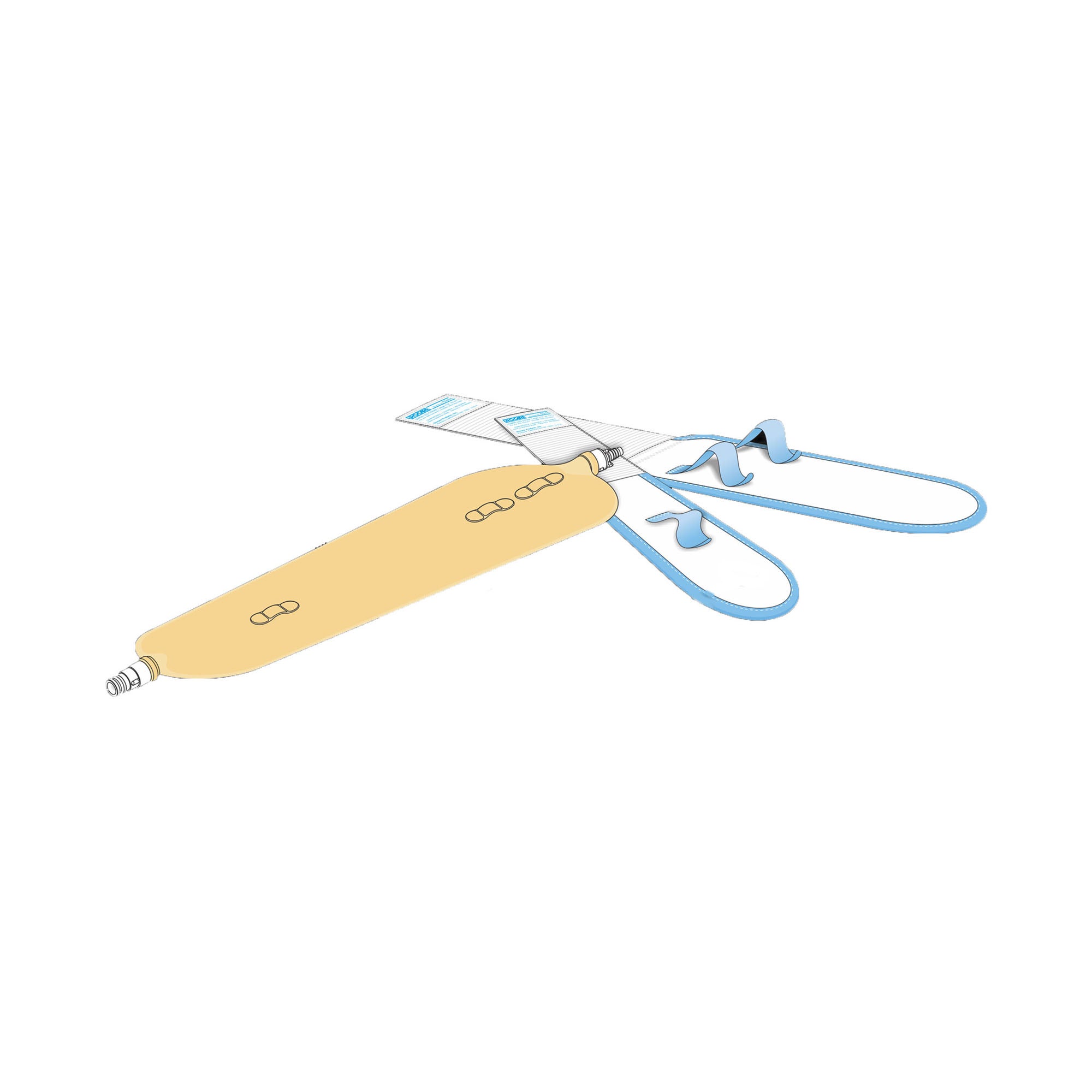 Urocare Products - 8509 Urinary Leg Bag Urocare® Anti-Reflux Valve NonSterile 266 mL Latex