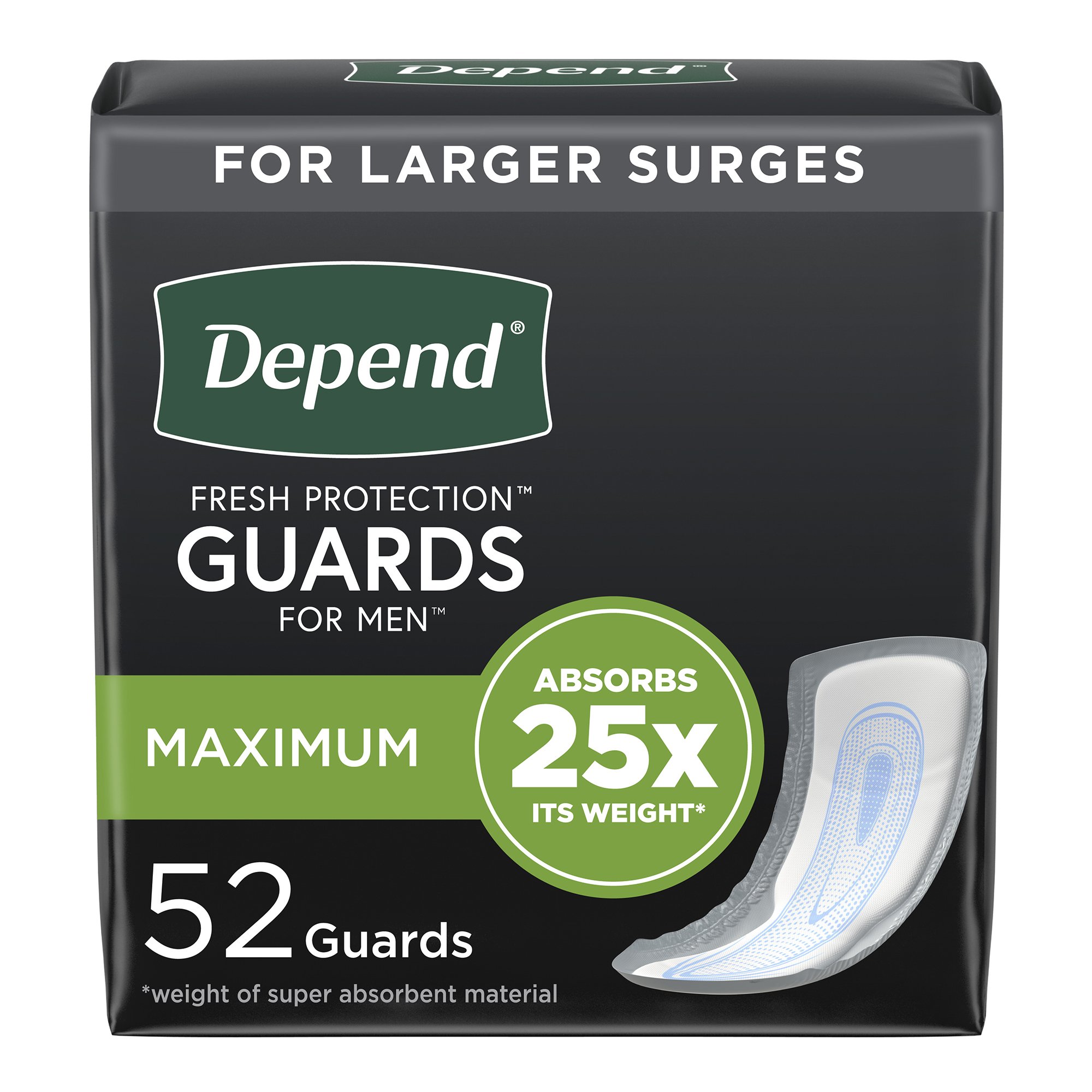 Kimberly Clark - 13792 Depend® Guards Incontinence Pads