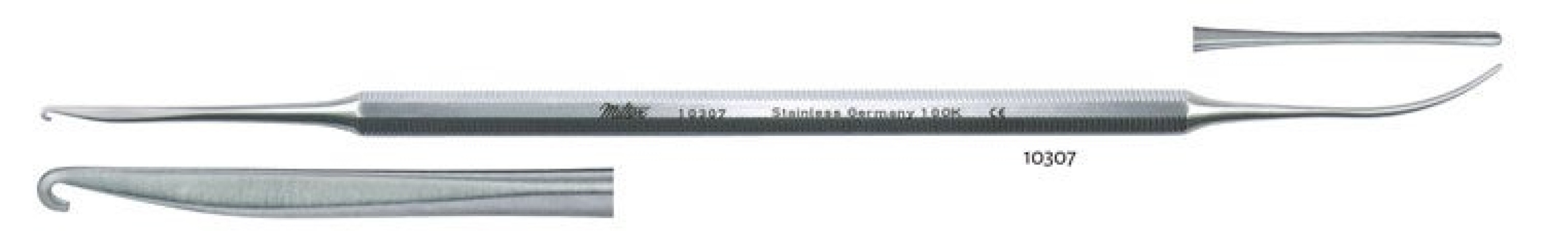 Integra Lifesciences - 10307 Phlebectomy Extractor Miltex® Varady 7 Inch Length German Stainless Steel