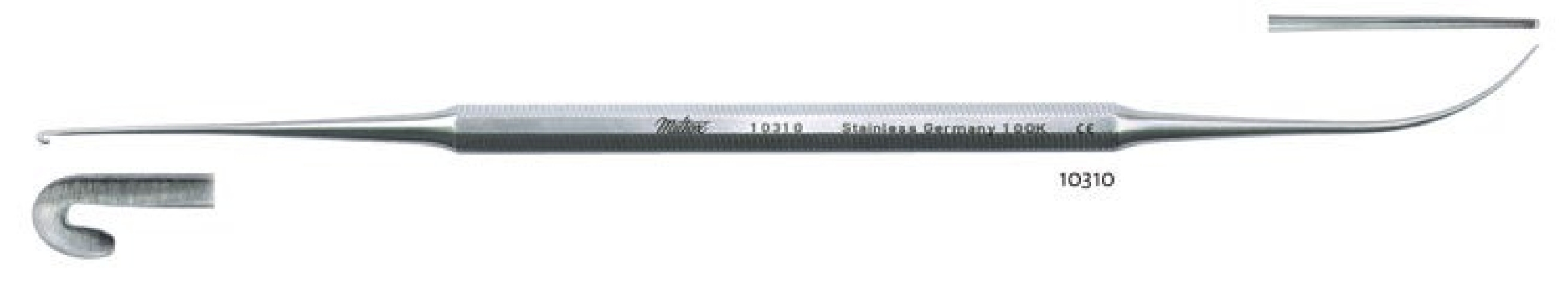 Integra Lifesciences - 10310 Phlebectomy Extractor Miltex® Varady 6-3/4 Inch Length German Stainless Steel