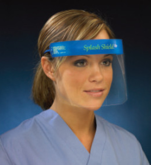 Splash Shield 4541LC - Splash Shield Lite Face Shield - 40/Box, 200/Case