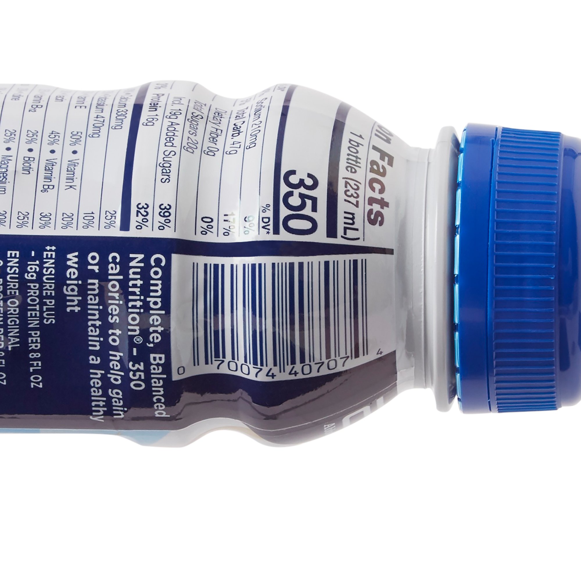 Abbott Nutrition 57263 - Ensure® Plus Nutrition Shake, Vanilla, 8-ounce bottle - 1/Each, 6/Pack, 24/Case