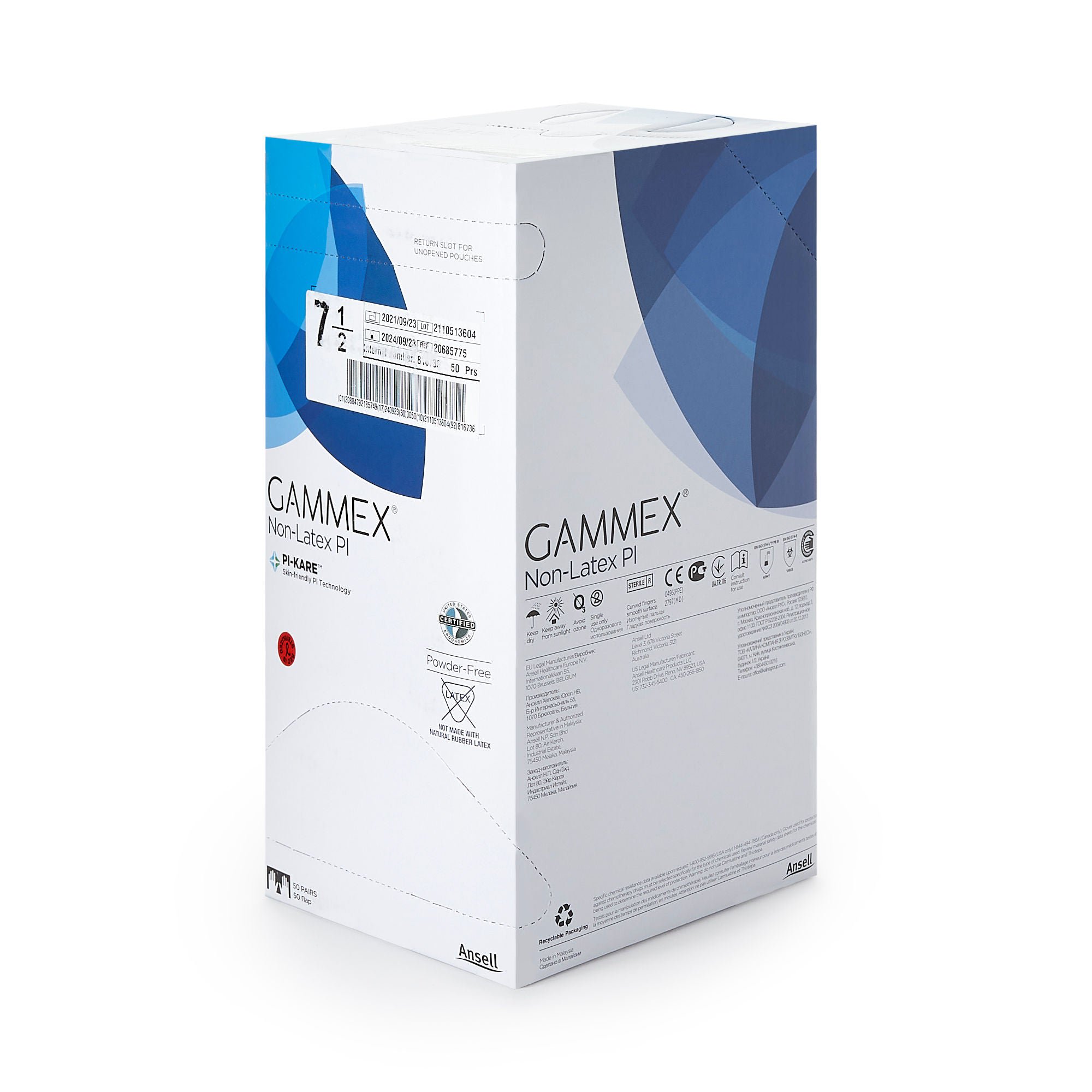 Ansell - 20685775 Gammex® Non-Latex PI Polyisoprene Surgical Glove