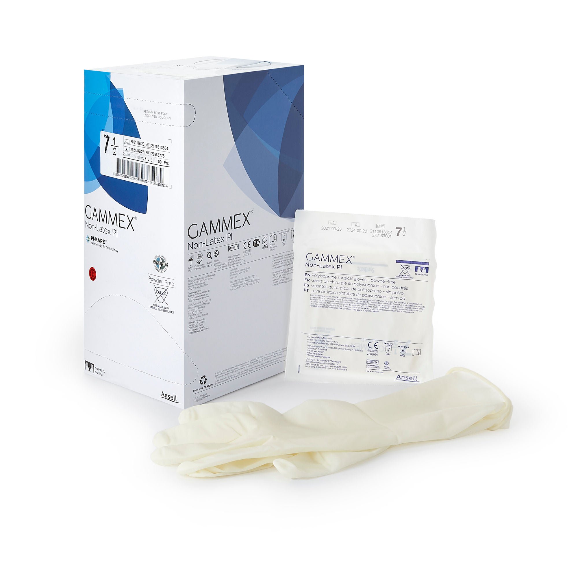 Ansell - 20685775 Gammex® Non-Latex PI Polyisoprene Surgical Glove