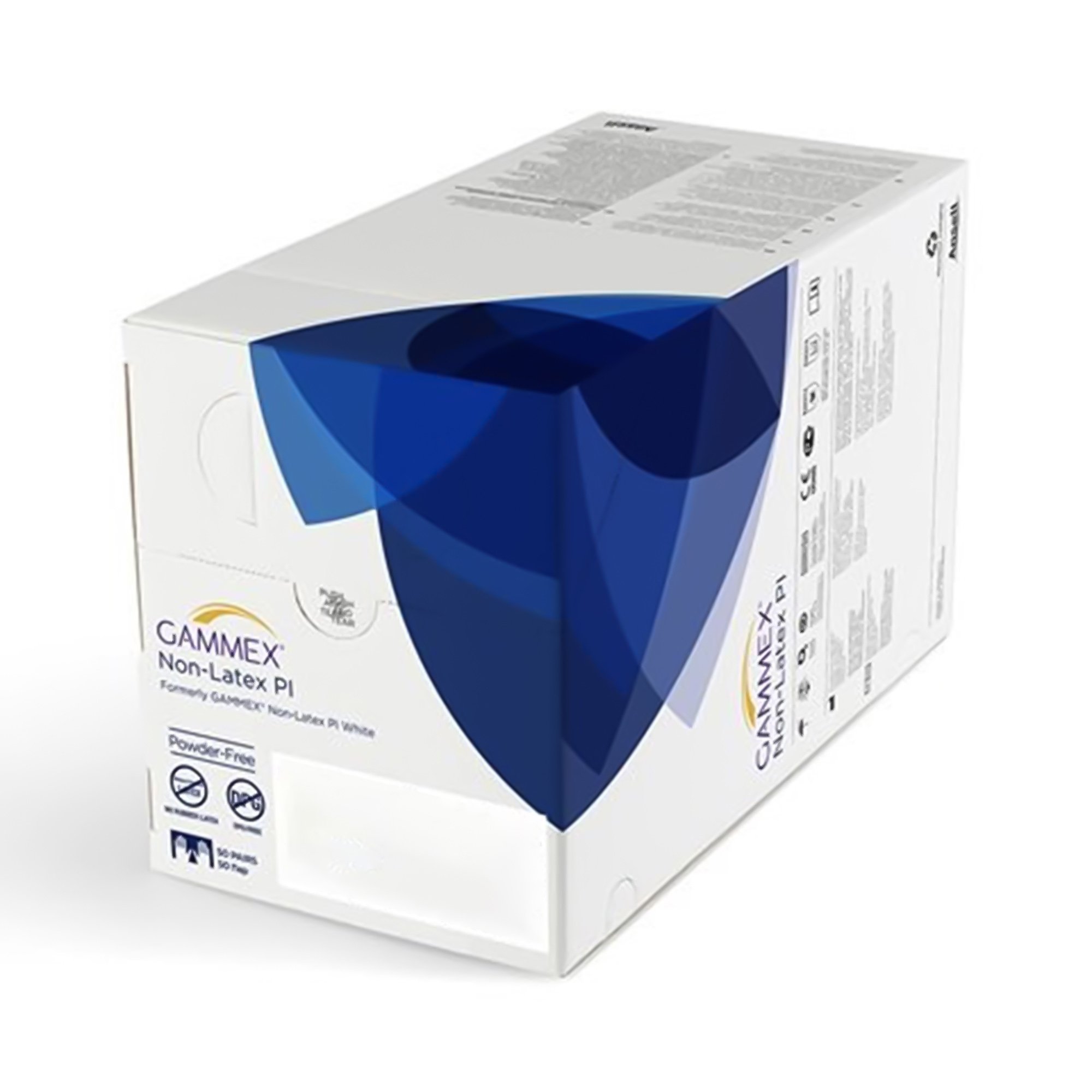 Ansell 20685980 - Gammex® Non-Latex PI Micro Polyisoprene Surgical Glove, Size 8, White - 50/Box, 200/Case