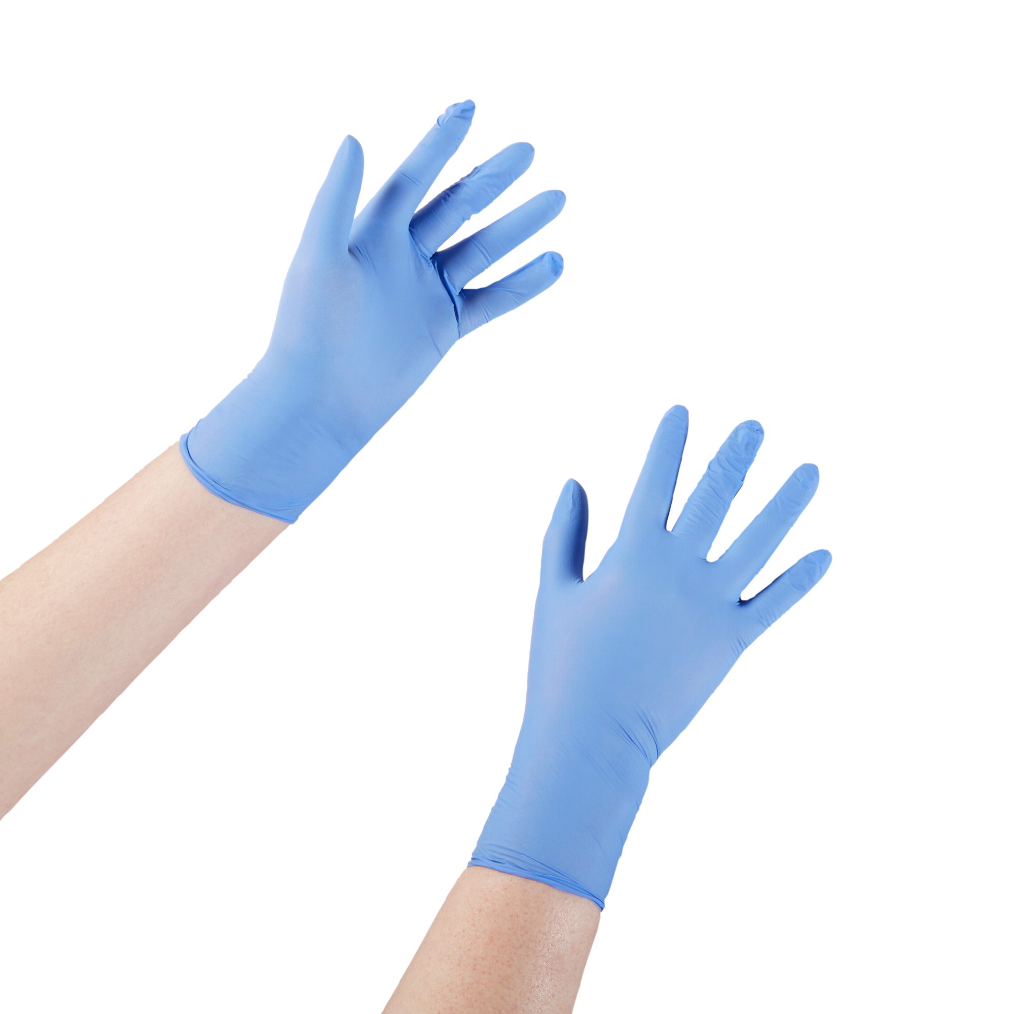 McKesson Brand 14-6972C - McKesson Confiderm® 3.5C Nitrile Exam Glove, Extra Small, Blue - 200/Box, 2000/Case