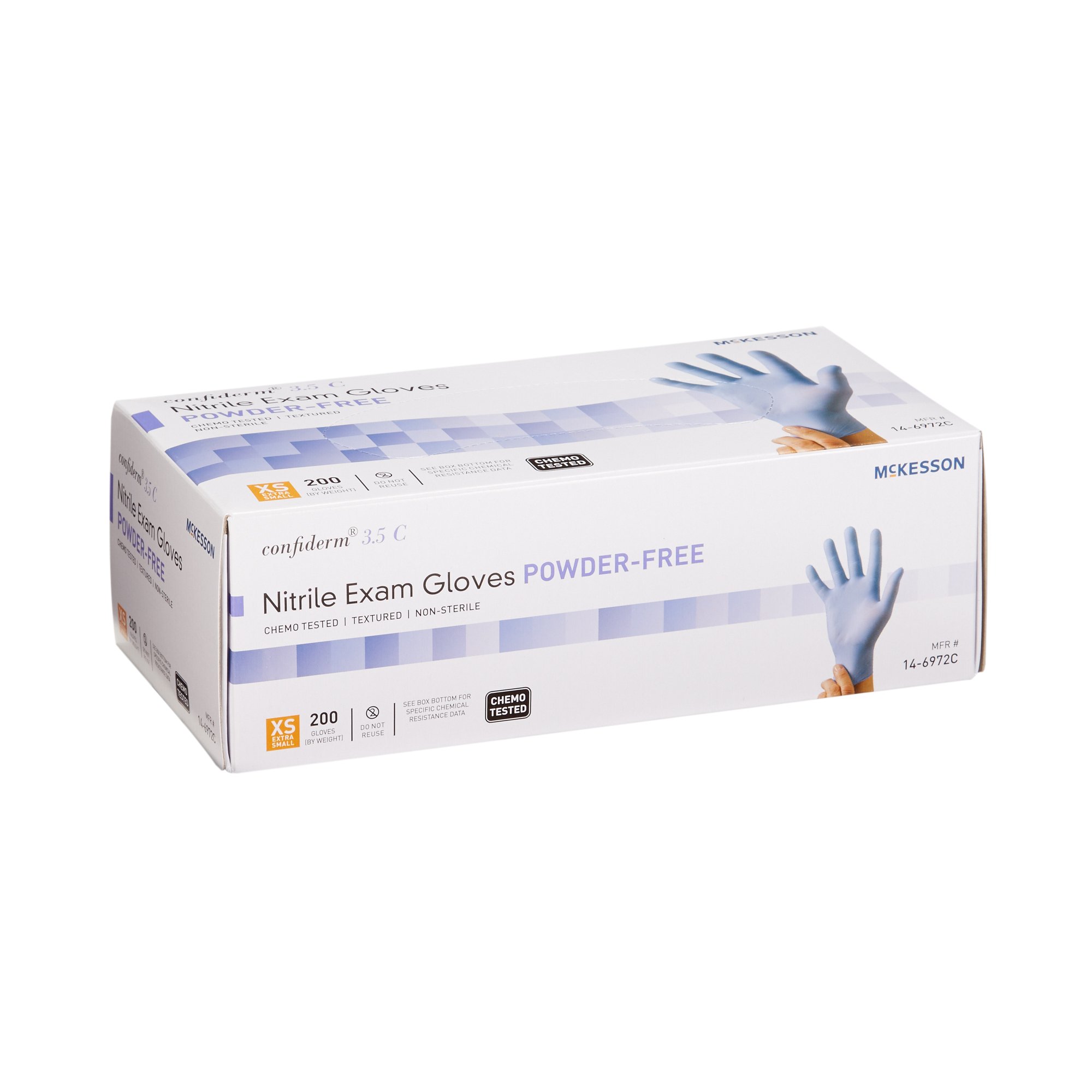 McKesson Brand - 14-6972C McKesson Confiderm® 3.5C Nitrile Exam Glove