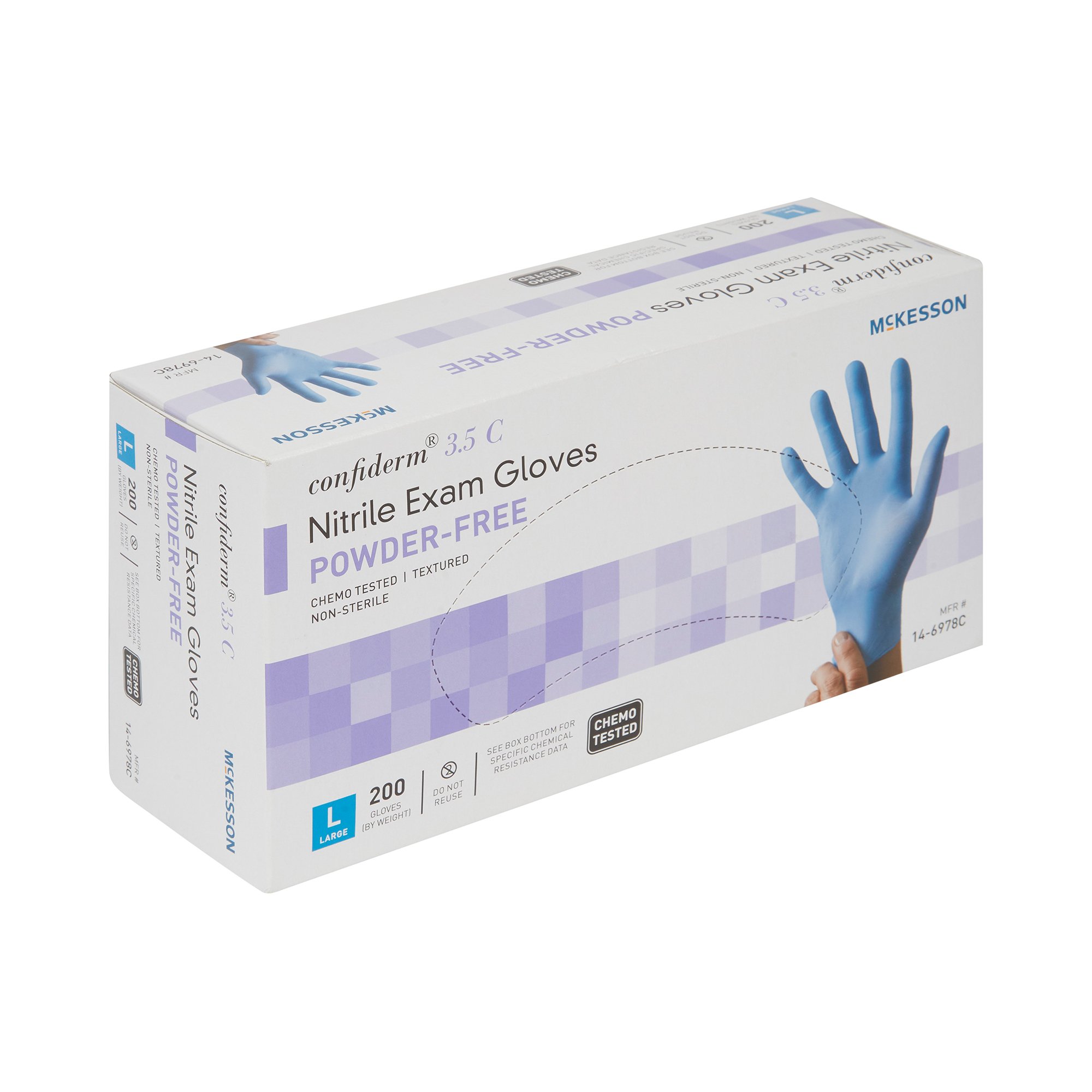 McKesson Brand - 14-6978C McKesson Confiderm® 3.5C Nitrile Exam Glove