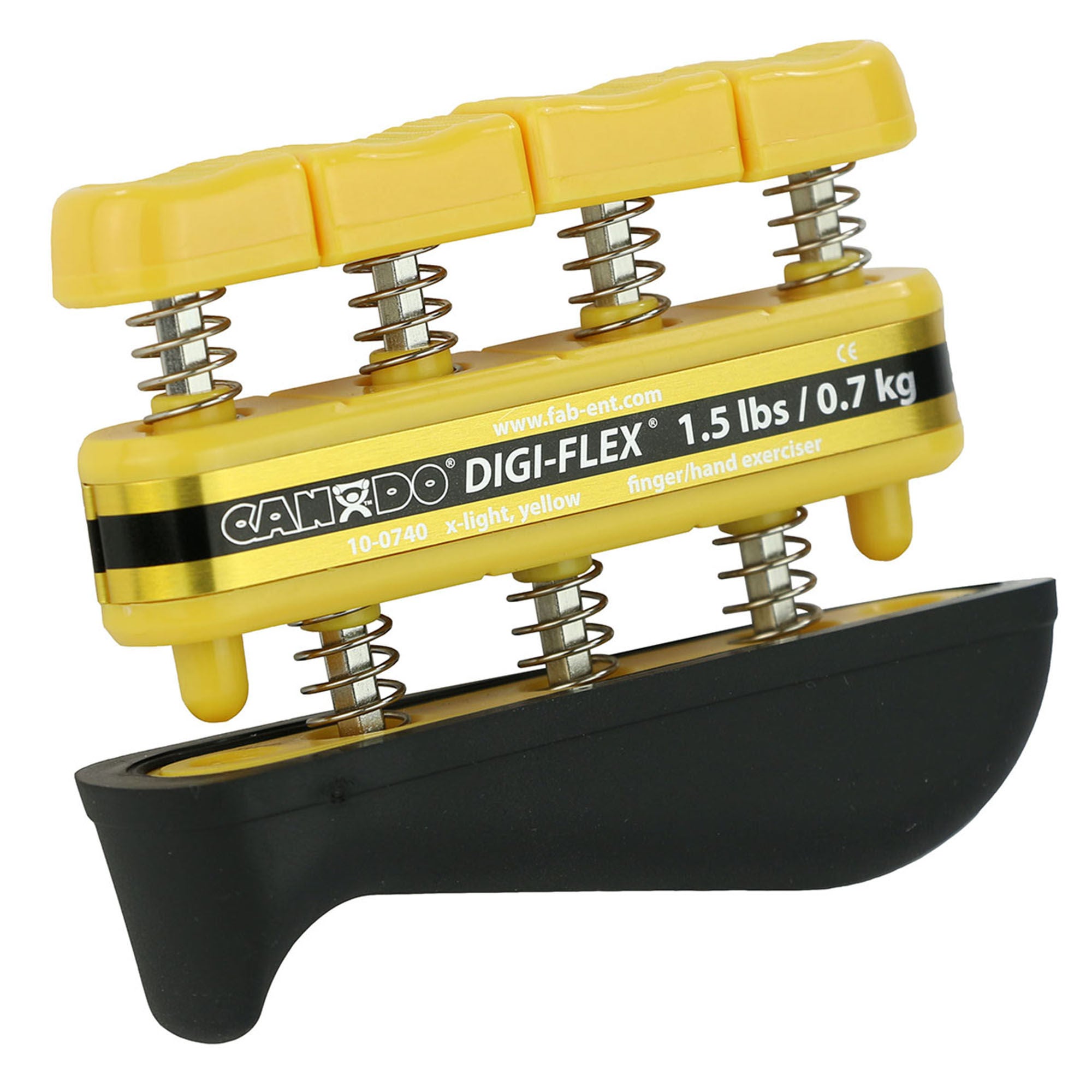 Fabrication Enterprises - 10-0740 Hand / Finger Exerciser CanDo® Digi-Flex® Yellow X-Light