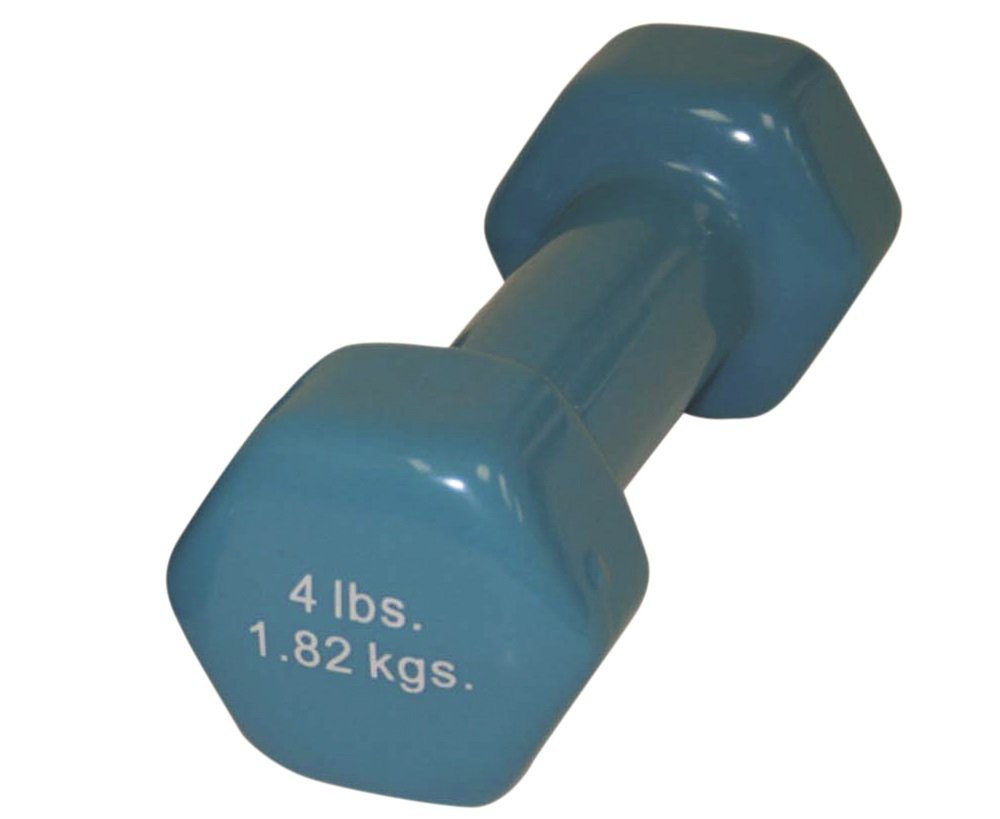 Fabrication Enterprises 10-0553 - CanDo® Dumbbell, 4 lbs - 1/Each