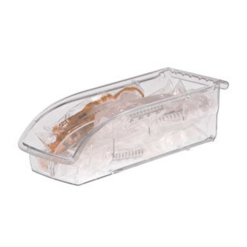 Akro-Mils - 305A5 Storage Bin Hang and Stack Clear Polycarbonate 3-1/4 X 4-1/8 X 10-7/8 Inch