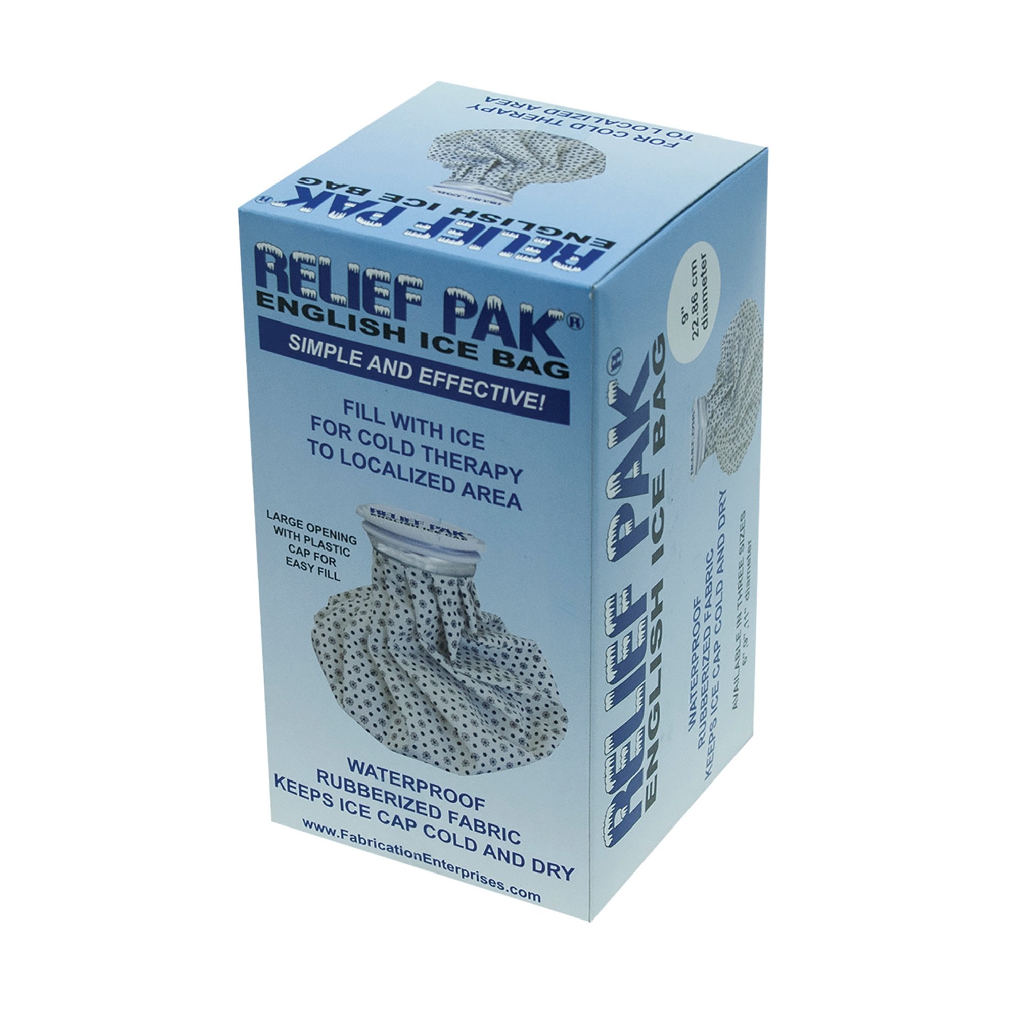 Fabrication Enterprises - 11-1061 Relief Pak® English Ice Cap Reusable Ice Bag