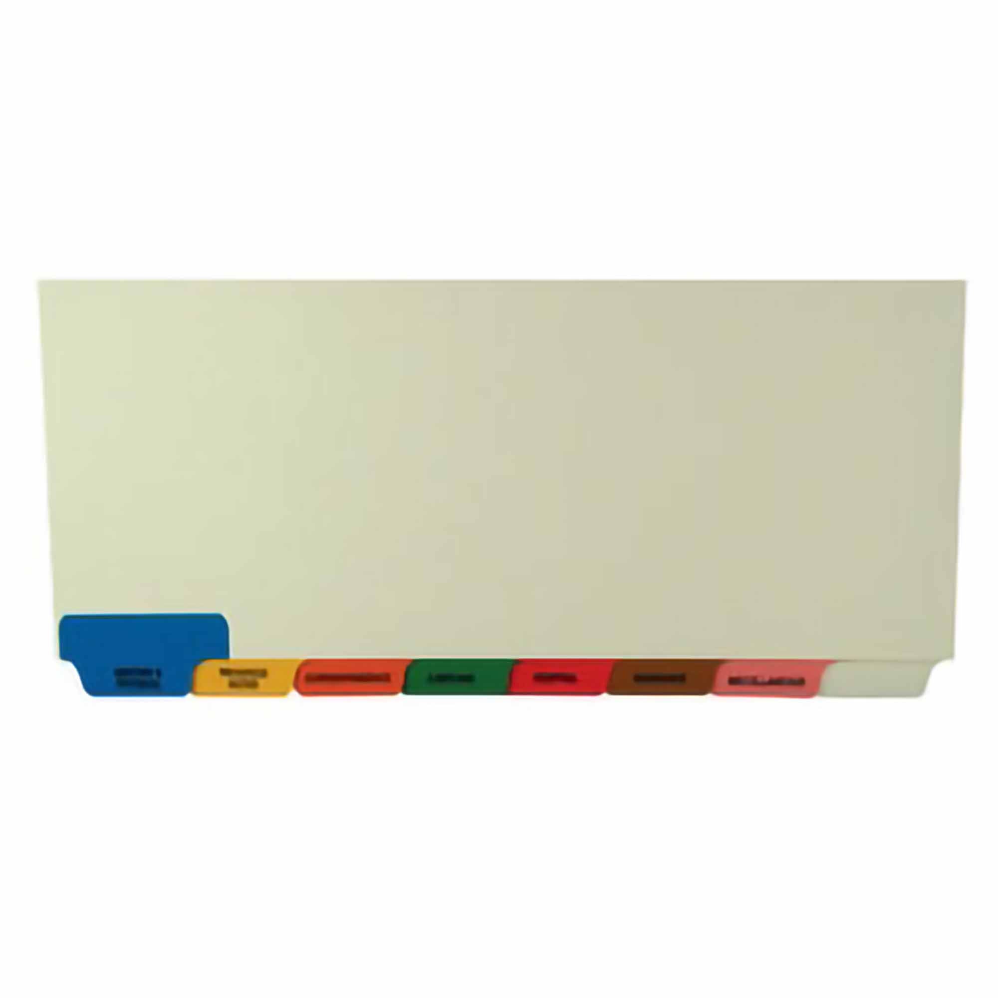 Tabbies - 54500 Divider Set History and Physical, Progress Notes, Correspondence, Lab/X-Ray, Hospital, Insurance, Miscellaneous