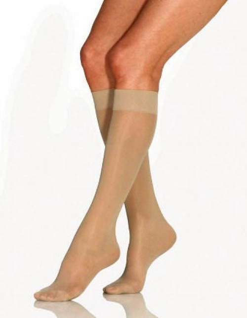BSN Medical - 119408 Compression Stocking Jobst® Ultrasheer Knee High X-Large Suntan Closed Toe
