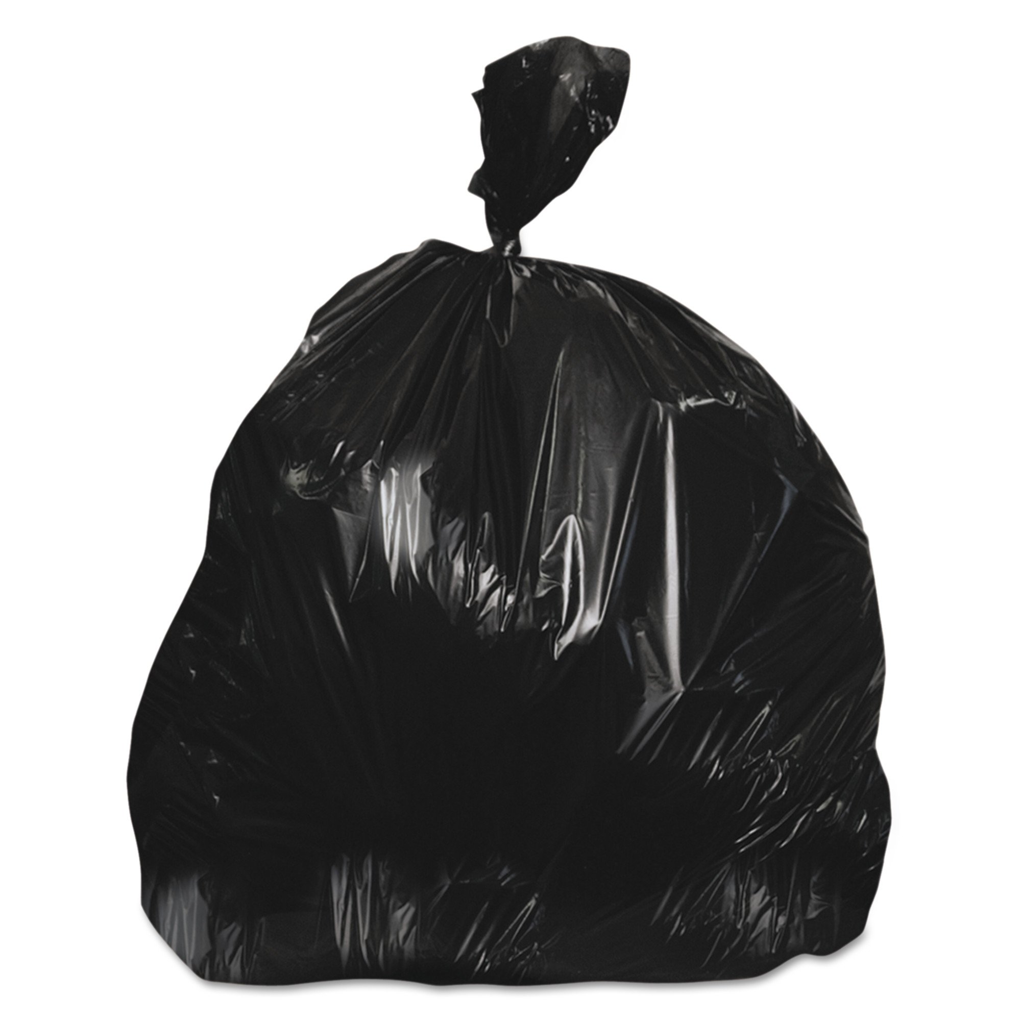 Essendant Co-United Stationers HERZ8648WKR01 - Heritage™ Heavy Duty Trash Bag, Black, 56-gallon Capacity - 25/Roll, 150/Case