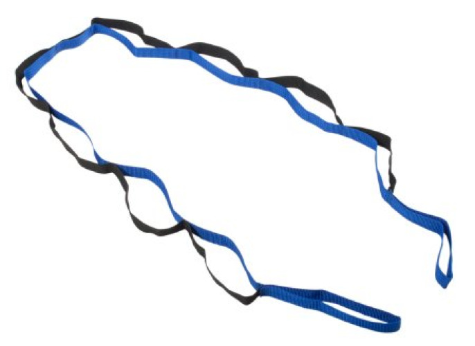 Fabrication Enterprises 10-1385 - CanDo® FabStretch® Elastic Stretch Strap, 2 x 63 Inch - 1/Each