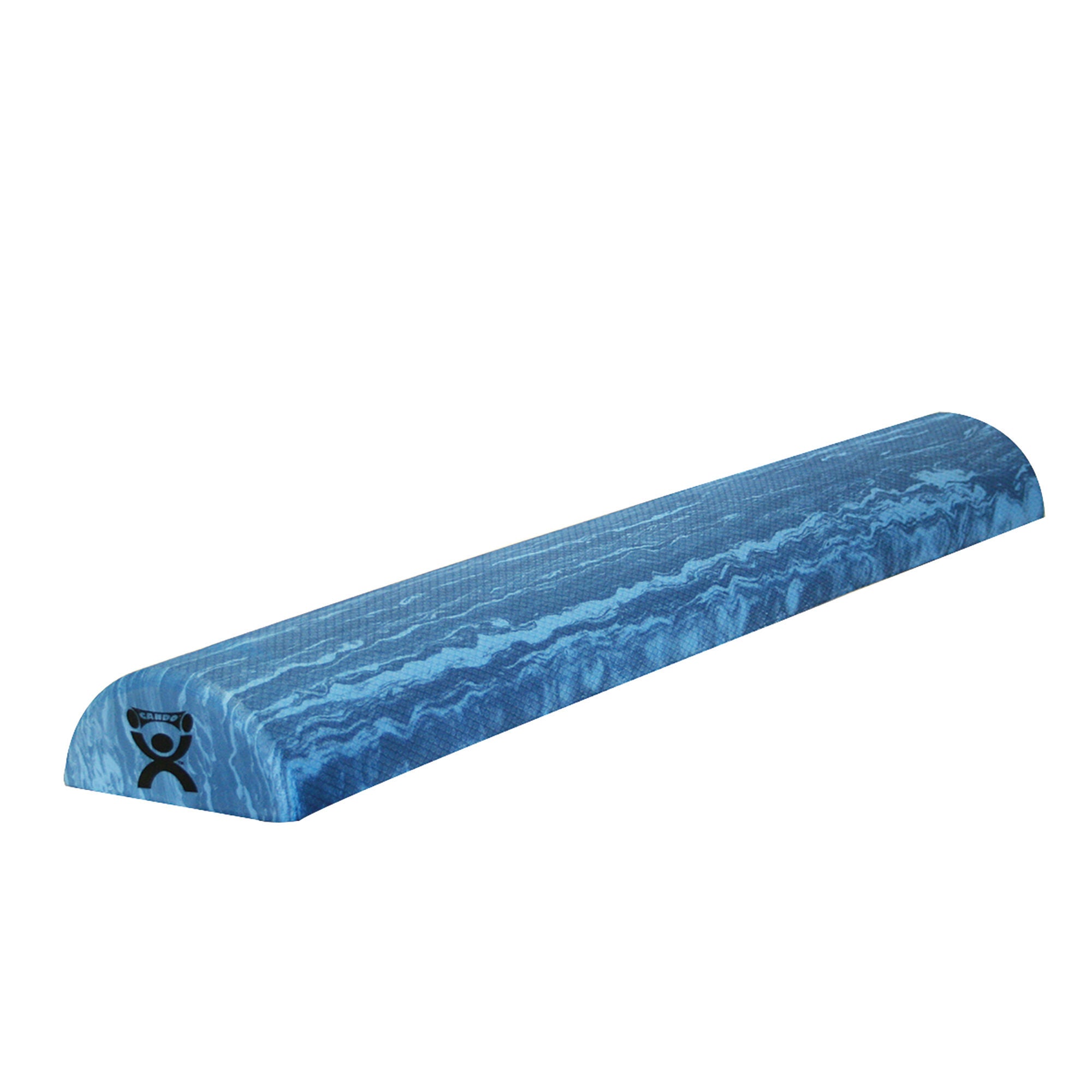Fabrication Enterprises - 30-2210 CanDo® Extra Firm Half-Round Therapy Foam Roller Blue Foam 6 X 36 Inch