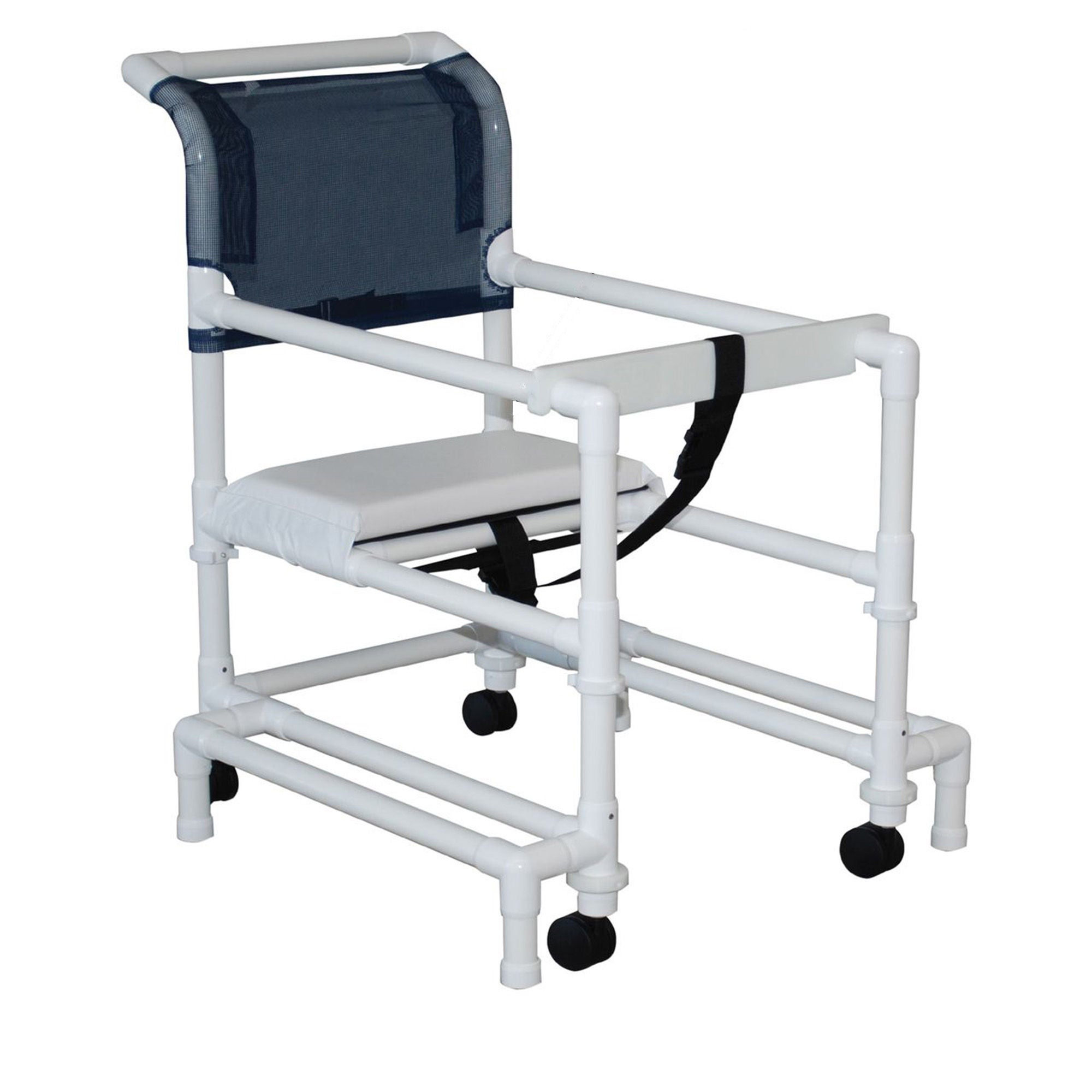 MJM International - 418-OR-3TW Walker Chair Adjustable Height 400 Series PVC Frame 300 lbs. Weight Capacity 28-3/4 to 33-1/4 Inch Height