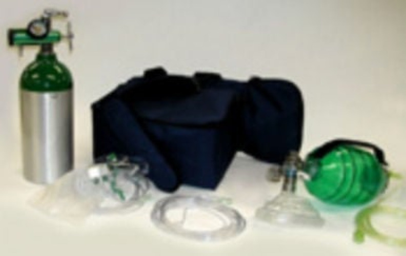 Mada Medical Products - 1411E Oxygen Resuscitator Kit (Empty) First-In Size M9 Aluminum