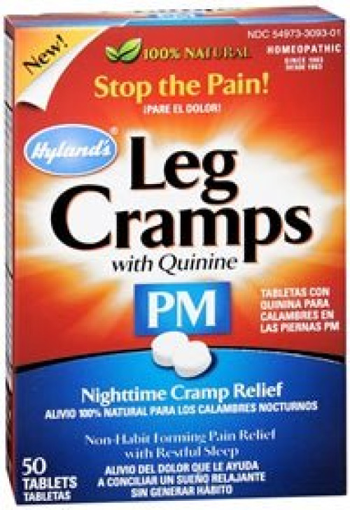 Hylands - 54973309301 Pain Relief Hylands® Leg Cramp 12X - 12X Strength Calcarea Carbonica / Causticum Tablet 50 per Bottle