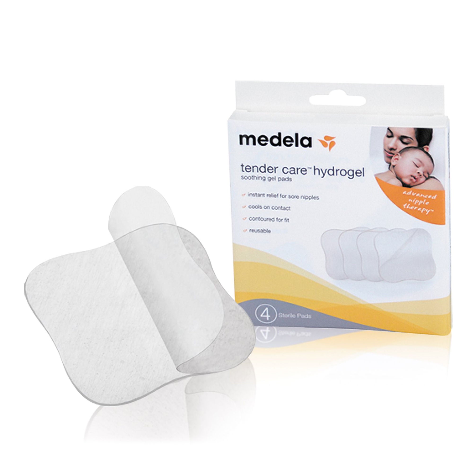 Medela - 87123NA Nursing Pad Tender Care™ Water / Glycerol / Polymer Reusable