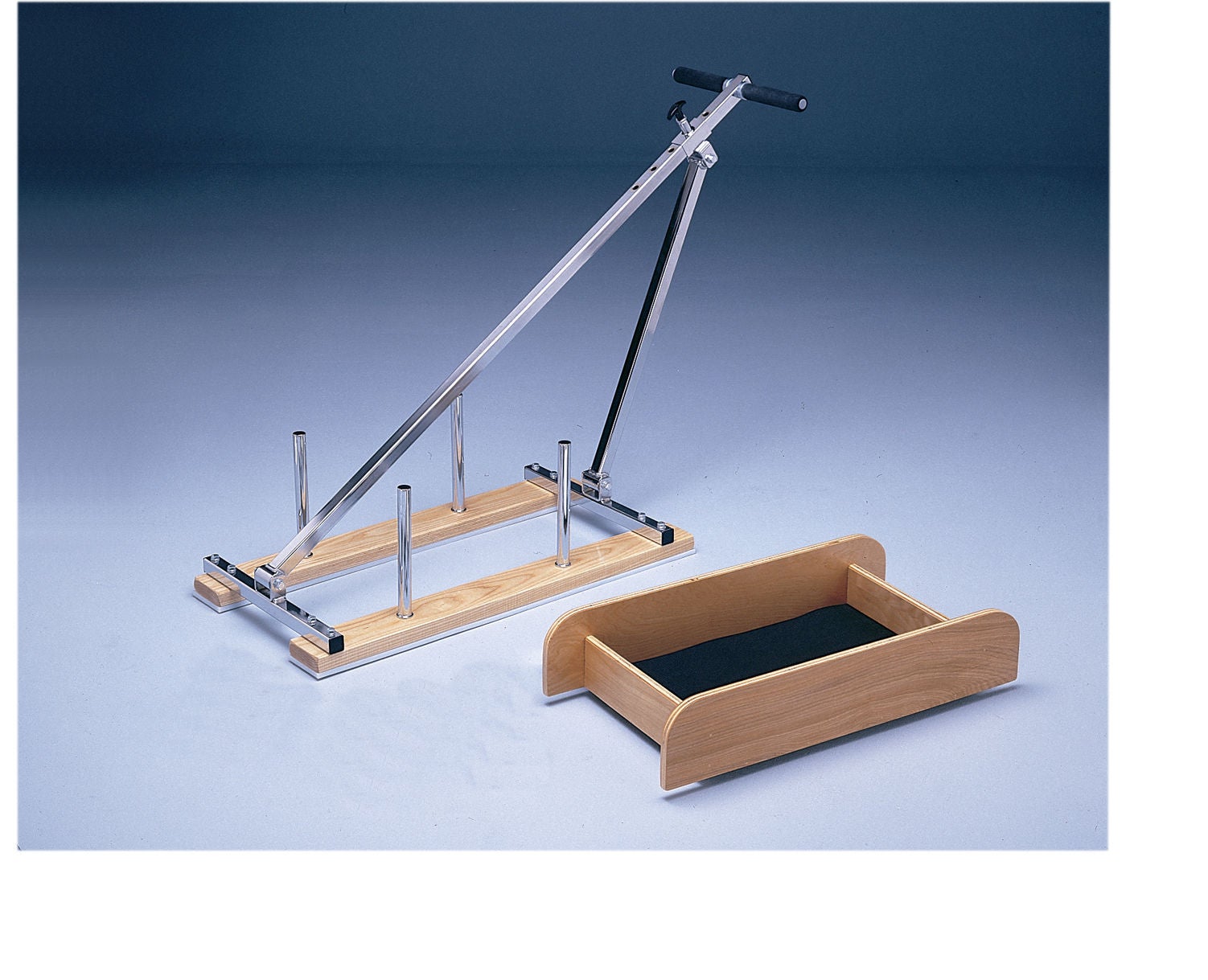Fabrication Enterprises - 55-1021 Weight Sled Fabrication 18 X 36 Inch Chrome / Natural