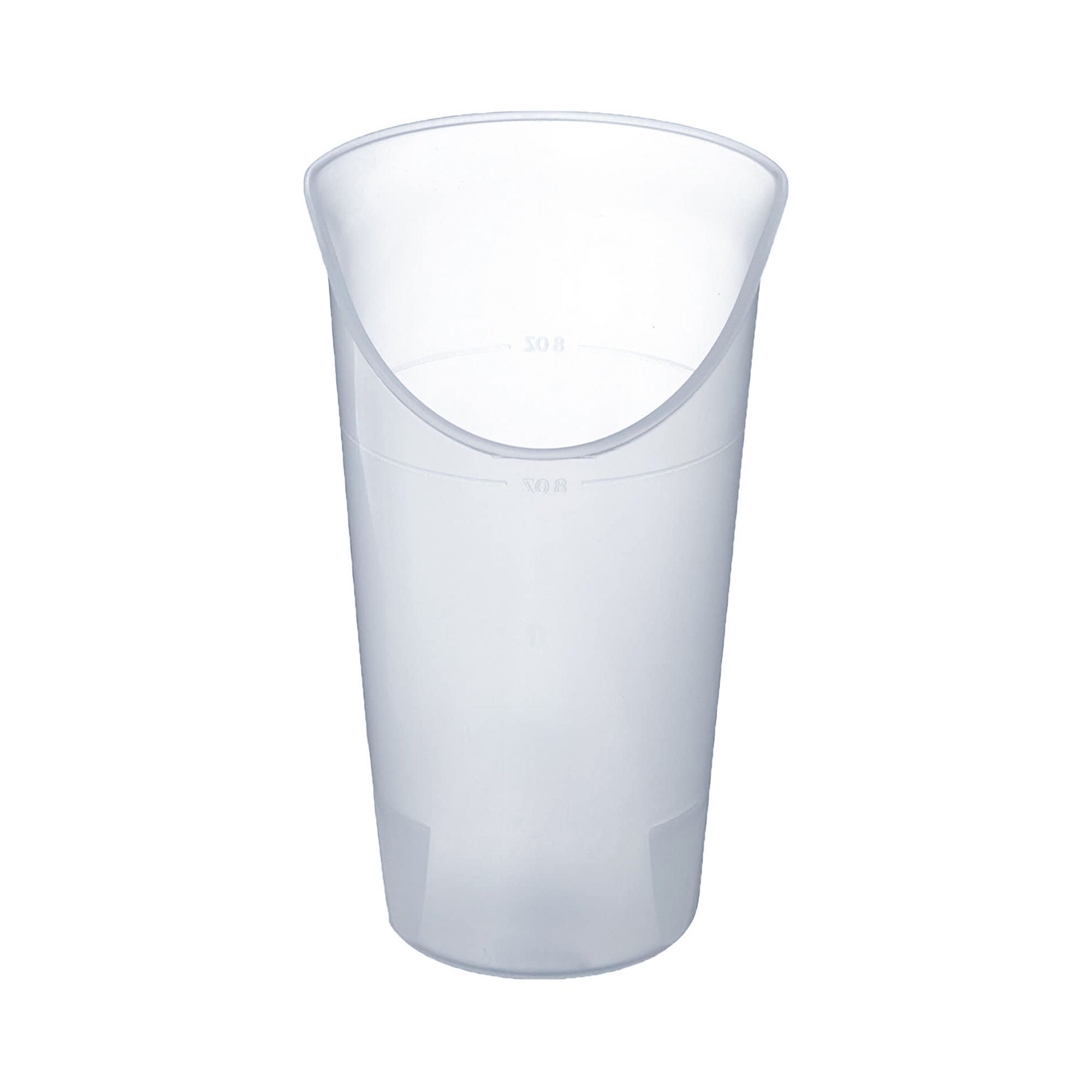 Maddak - 745930014 ADL Dysphagia Cup Nosey Cup 8 oz. Plastic Clear Reusable