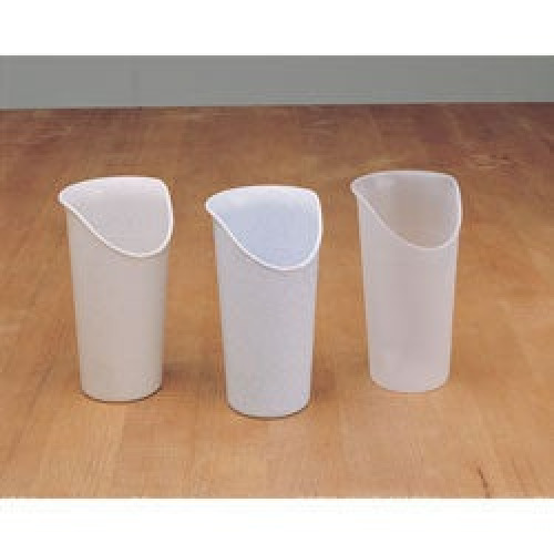 Maddak - 745930014 ADL Dysphagia Cup Nosey Cup 8 oz. Plastic Clear Reusable