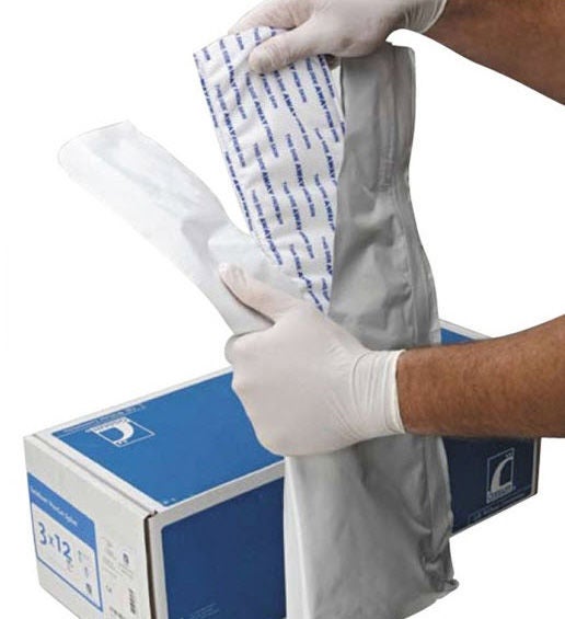 Ossur - TC0312 Padded Precut Splint TechForm® 3 X 12 Inch Fiberglass White