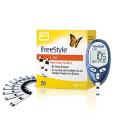 FreeStyle Lite Blood Glucose Test Strips 7082771 by Abbott