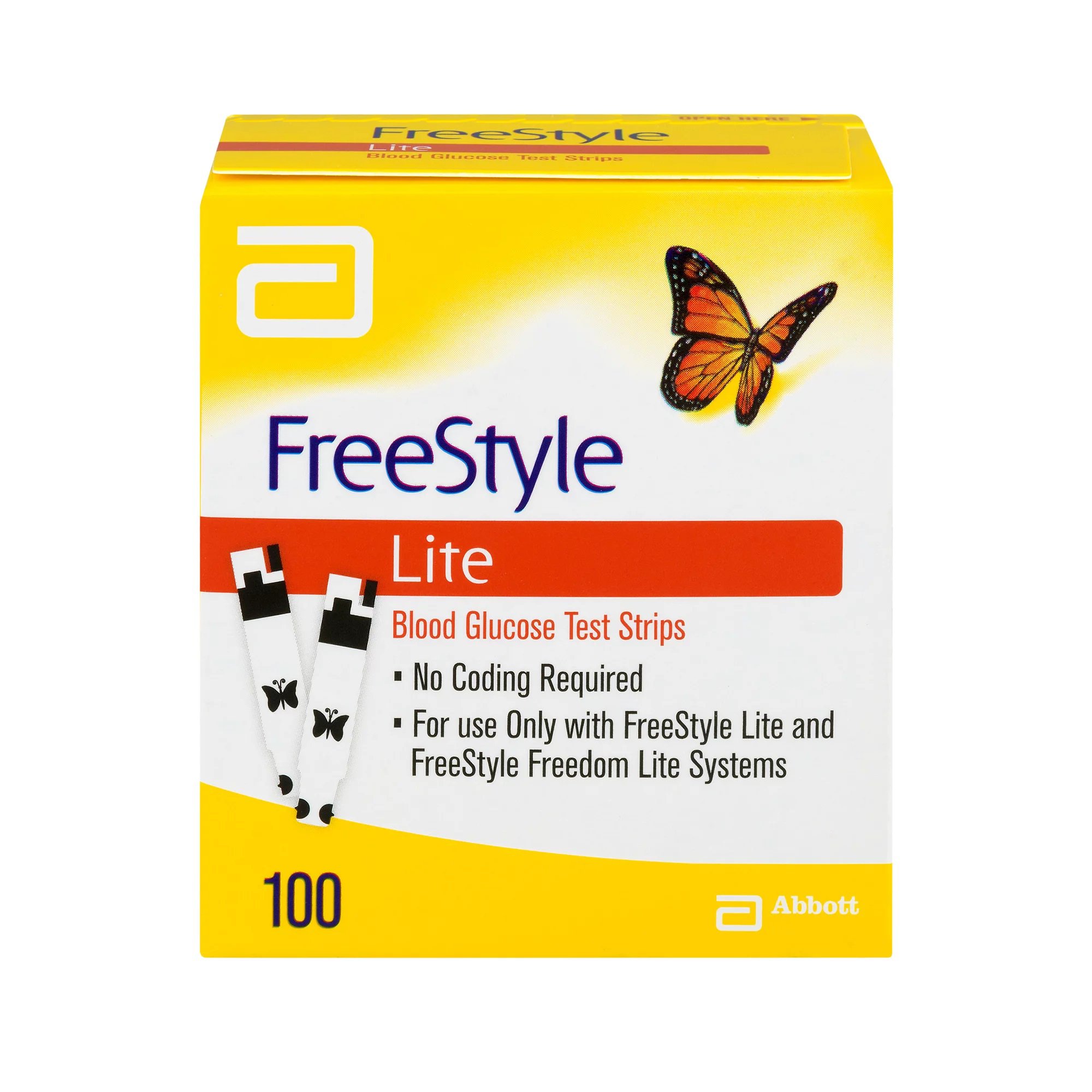 FreeStyle Lite Blood Glucose Test Strips 7082771 by Abbott