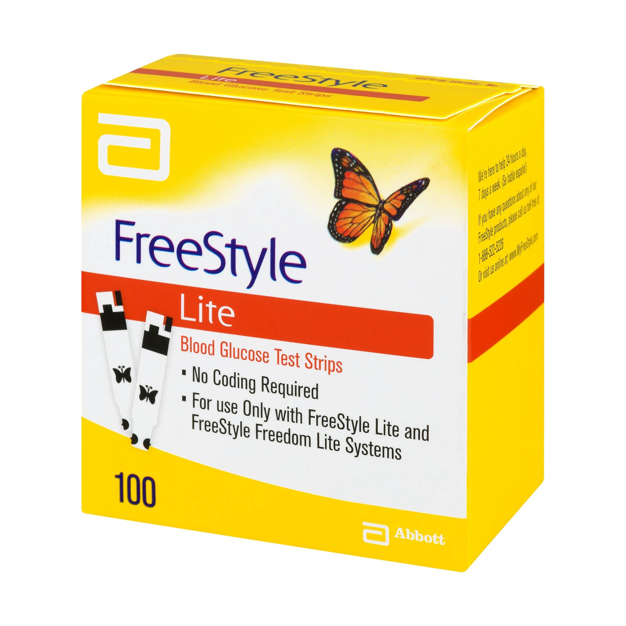 FreeStyle Lite Blood Glucose Test Strips 7082771 by Abbott