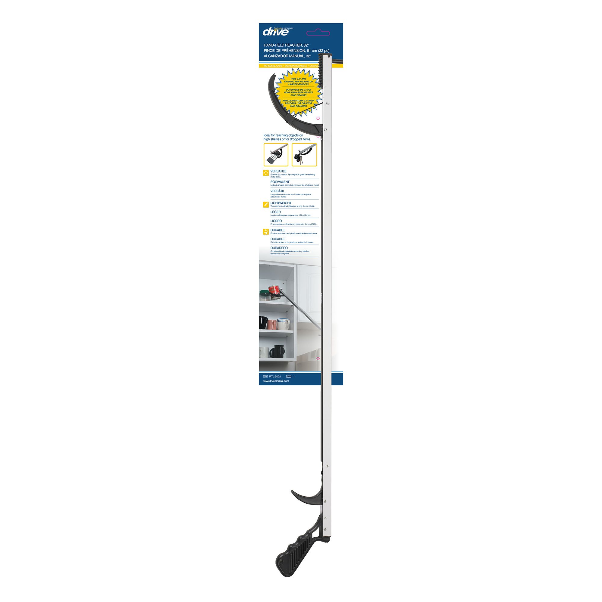 Drive DeVilbiss Healthcare RTL5021 - Drive Medical Reaching Aid - 1/Each, 6/Case