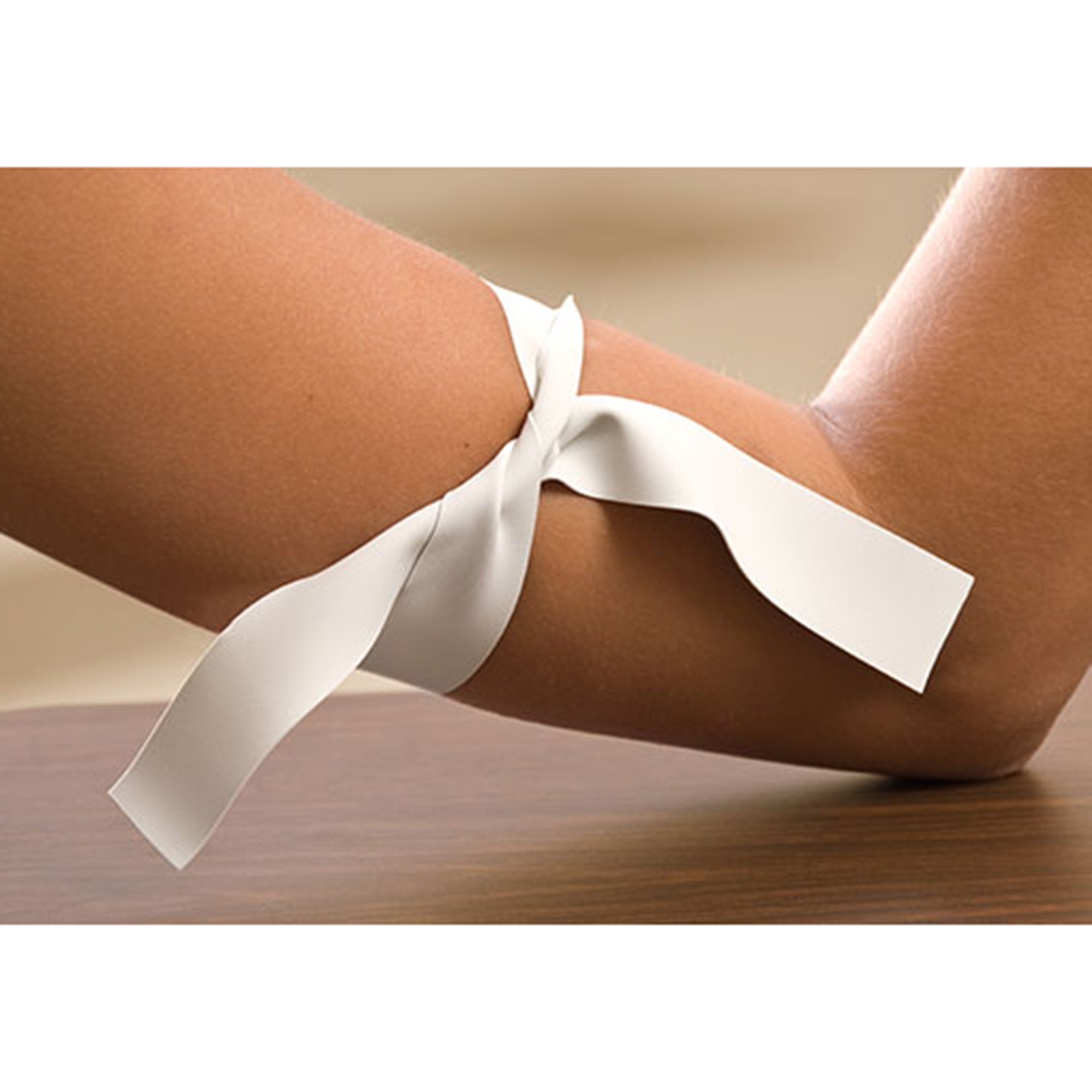 Graham Medical Products 36648 - Graham Medical Tourniquet Band, White, 1 x 18 Inch - 1/Each, 100/Box, 500/Case